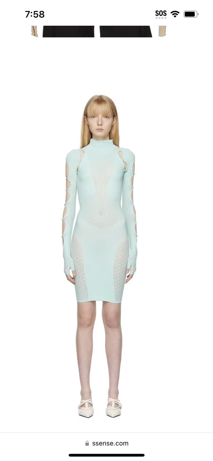 image of Poster Girl Cassia Dress in Blue, Women's