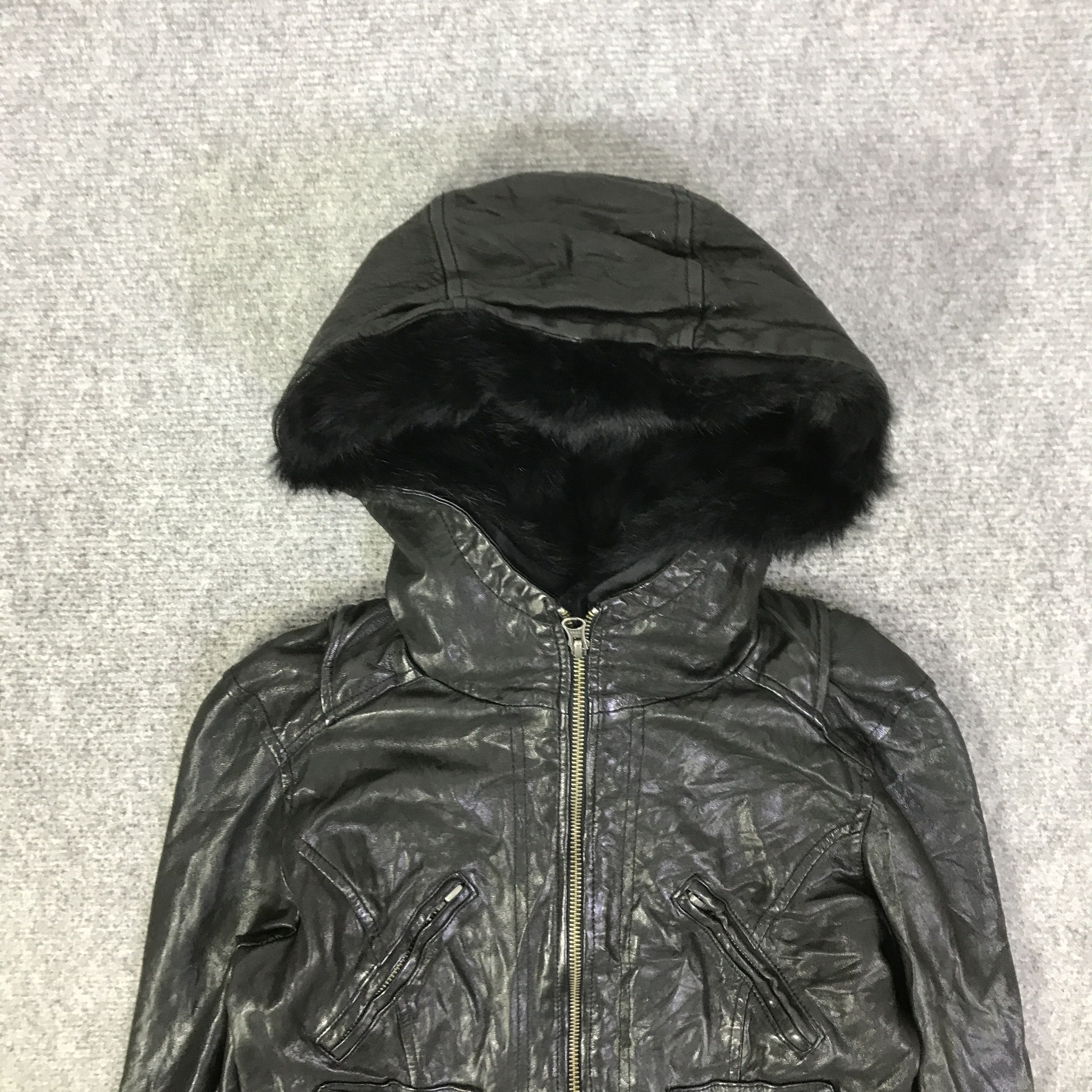 If Six Was Nine SISTEMATIC PUNK JAPAN LEATHER JACKET K92B20 Size US XS / EU 42 / 0 - 2 Thumbnail