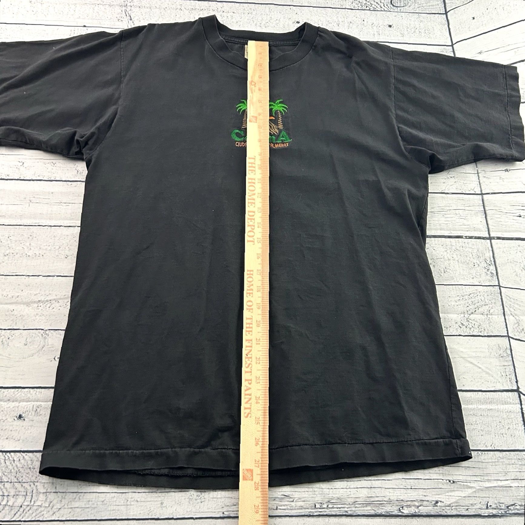 Mossimo VINTAGE Mossimo Colima Embroidered Short Sleeve T Shirt Mens L Black 90s Size US L / EU 52-54 / 3 - 3 Thumbnail
