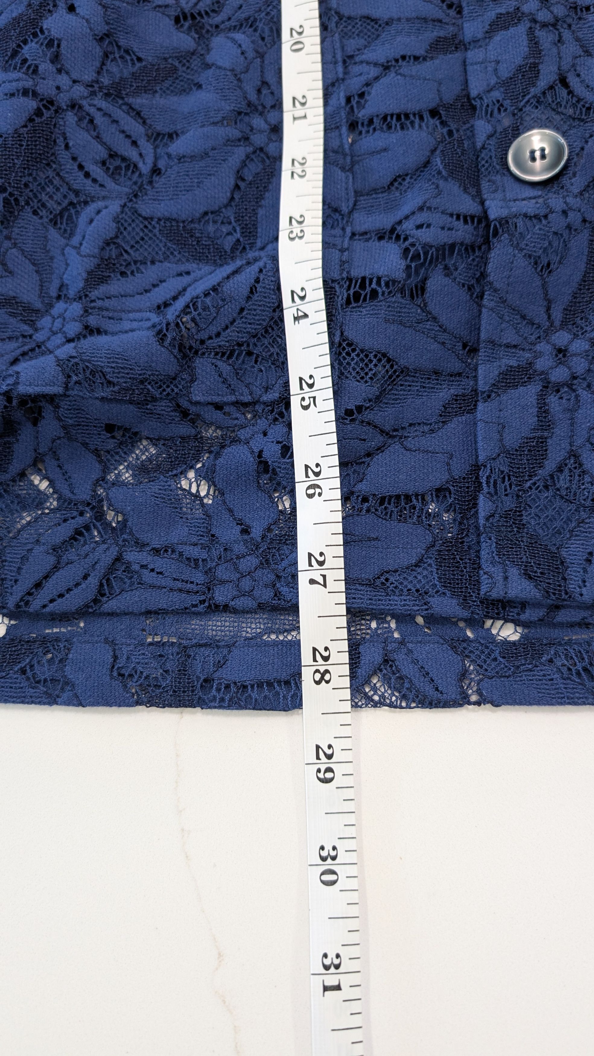 Needles Needles Navy Cabana Shirt – Floral Lace – Size Small Size US S / EU 44-46 / 1 - 9 Thumbnail