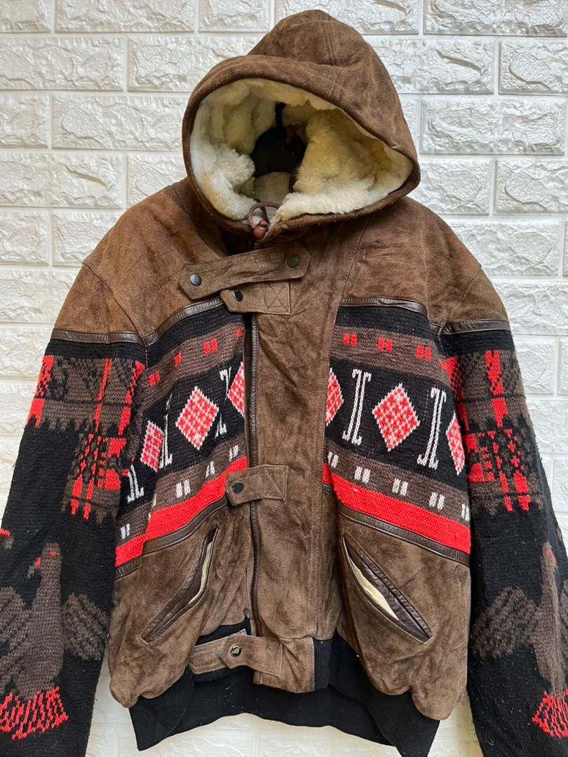 Japanese Brand × Vintage Vintage Allix Japanese Designer Fashion Style Leather Jacket Size US XL / EU 56 / 4 - 2 Thumbnail