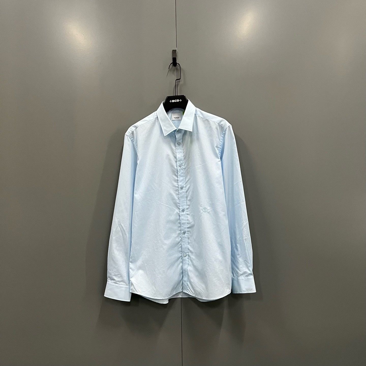 Burberry Burberry Embroidered Blue Shirt xxs Men Size US XXS / EU 40 - 1 Thumbnail