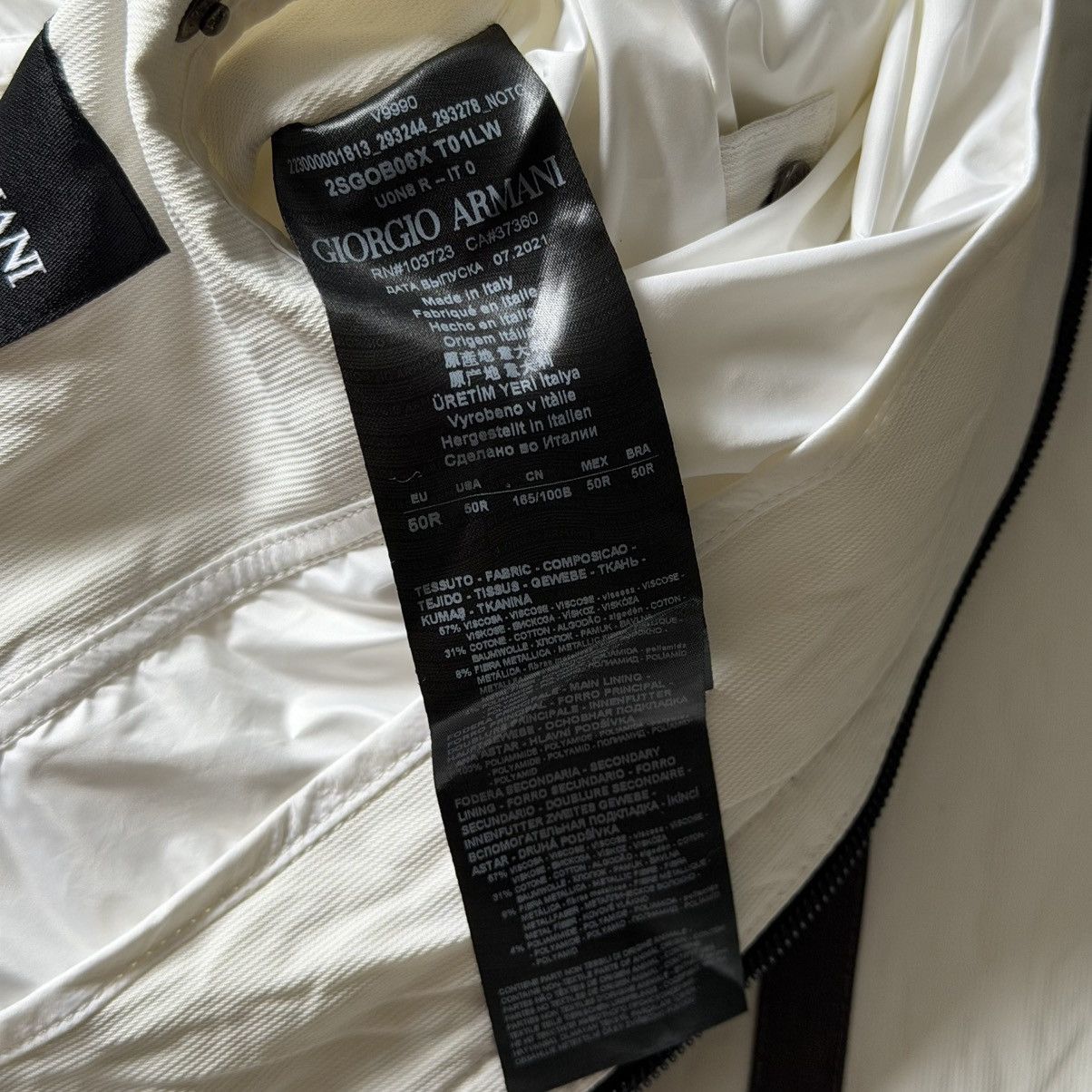 Giorgio Armani Giorgio Armani - Avant Garde Moto Jacket Size US M / EU 48-50 / 2 - 11 Thumbnail