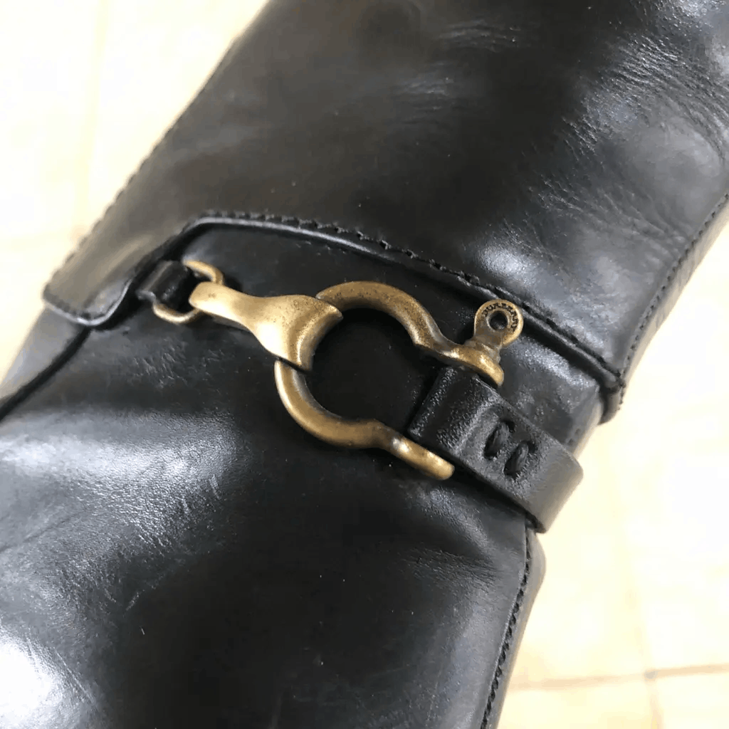 Burberry Burberry Black Leather Boots – Made in Italy – US 6.5 Size US 6.5 / IT 36.5 - 4 Thumbnail