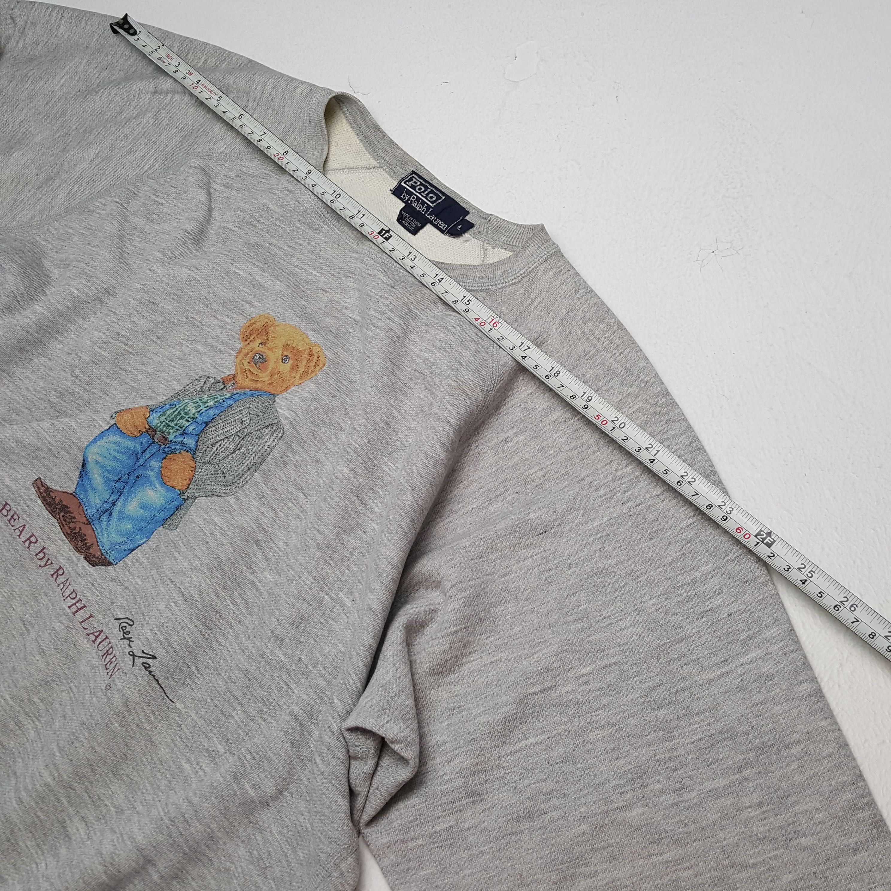 Polo Ralph Lauren × Vintage POLO Bear by RALPH LAUREN Fashion Style Sweatshirt Size US L / EU 52-54 / 3 - 4 Thumbnail