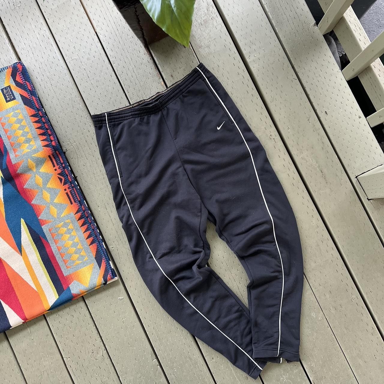 Nike × Vintage Vintage Nike Baggy Track Pants Y2K Sweatpants Size US 34 / EU 50 - 1 Thumbnail