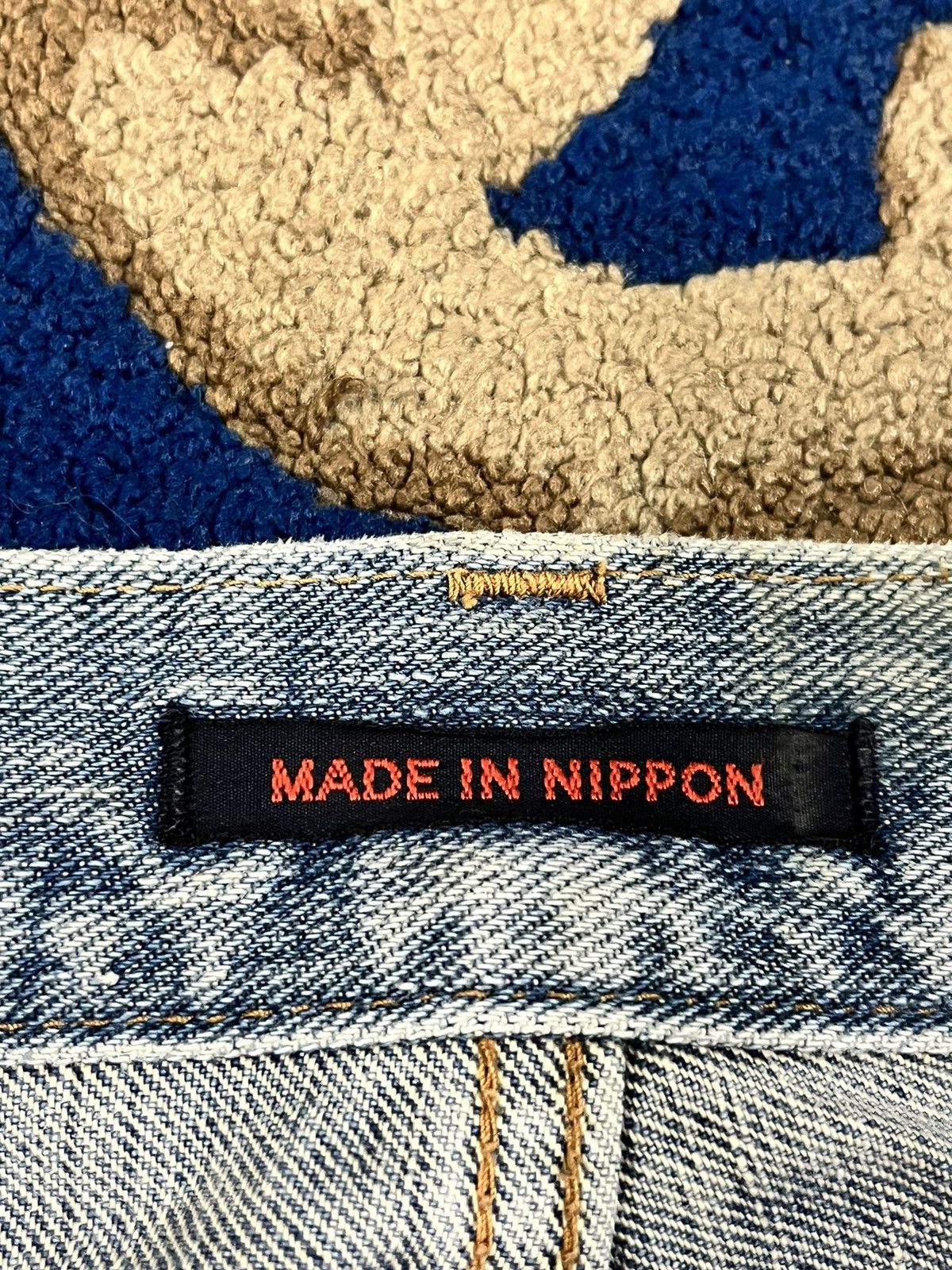 Blue Blue Japan × Japanese Brand Vintage Blue Way Distressed Denim Size US 31 - 10 Thumbnail