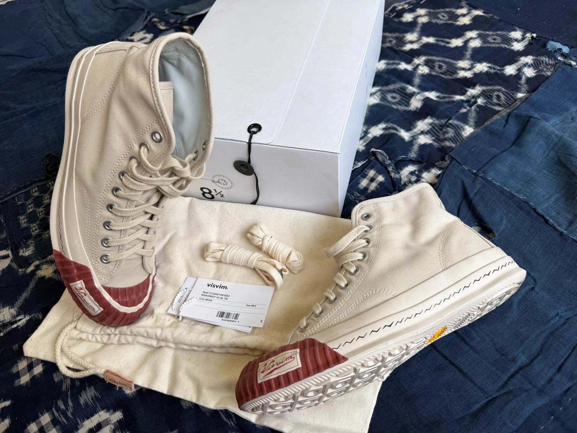 Visvim VISVIM 25AW SKAGWAY HI ALTA Washed Beige 8.5 Mint Size US 8.5 / EU 41-42 - 1 Thumbnail