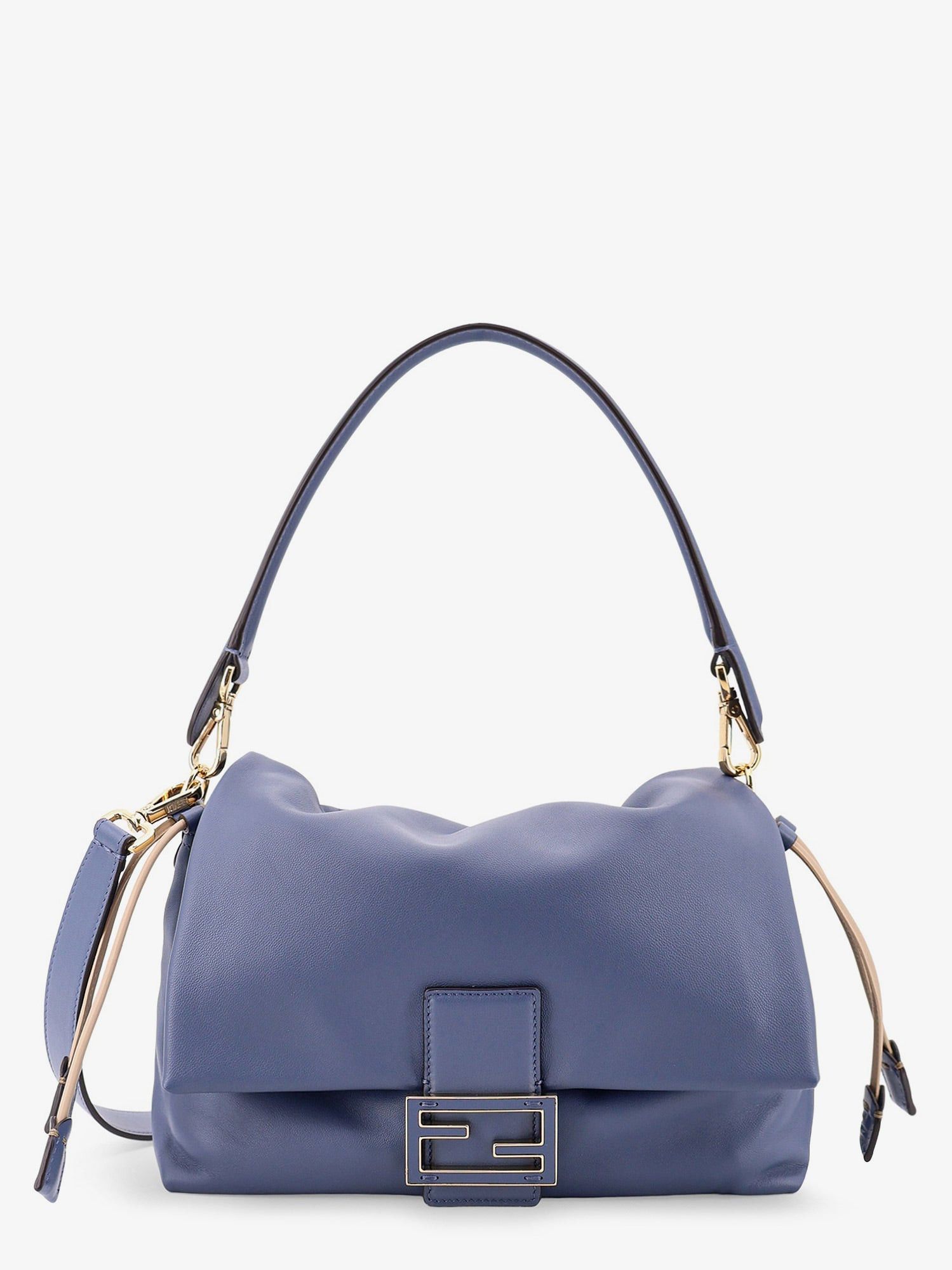 Fendi Mamma Baguette Small Leather Crossbody Bag, Women's
