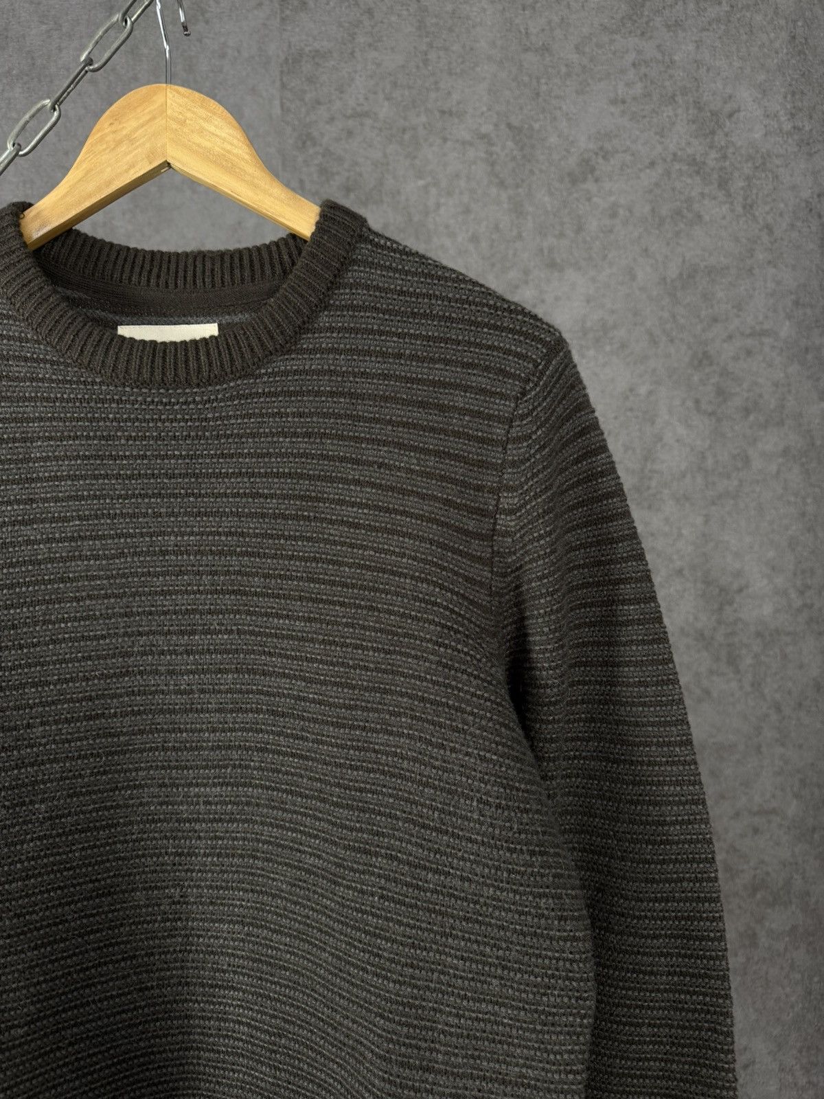 Folk designer wool sweater