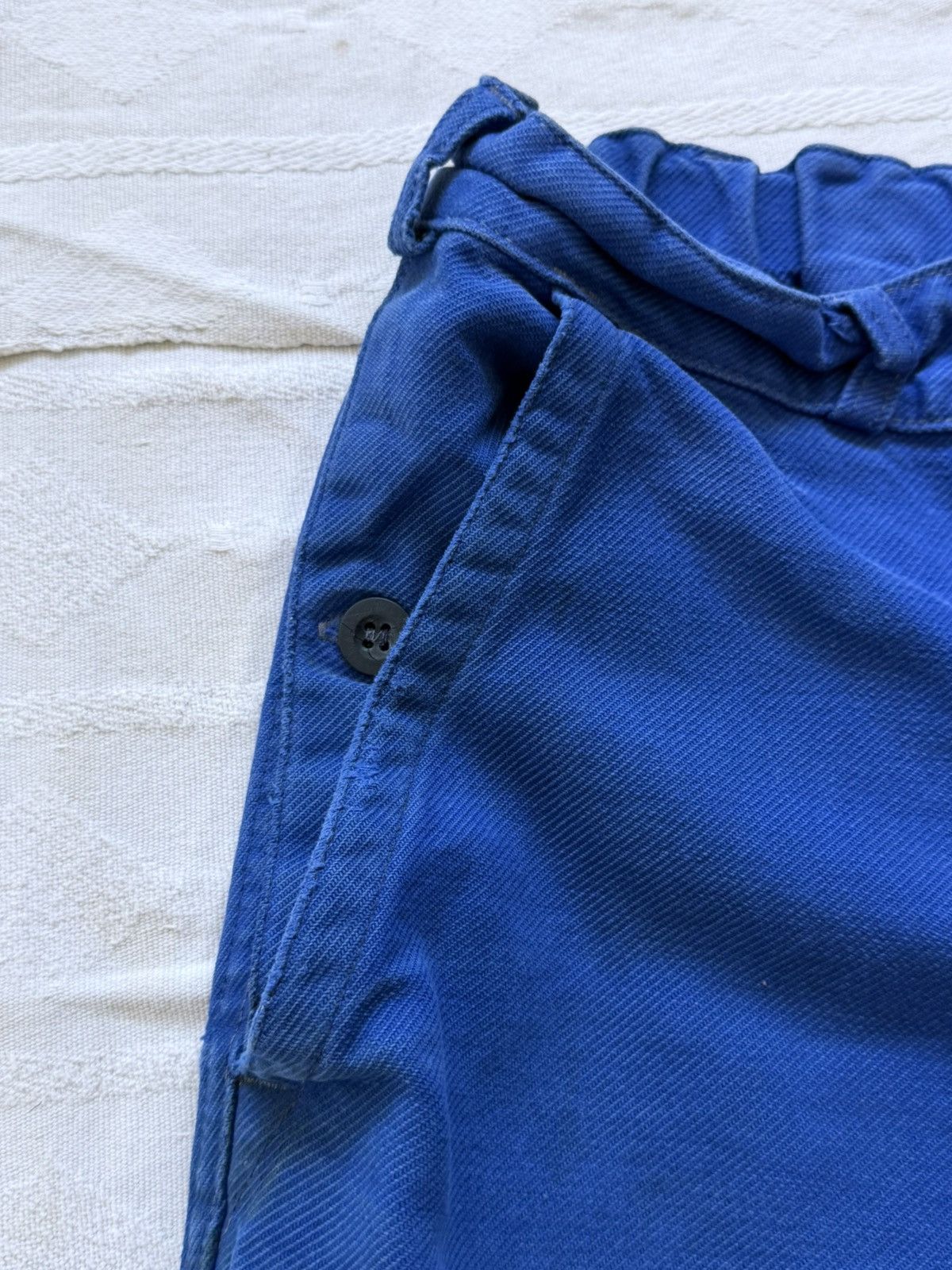 Le Laboureur Vintage 80S French „Lutteurs” Faded Work Pants Size US 30 / EU 46 - 5 Thumbnail