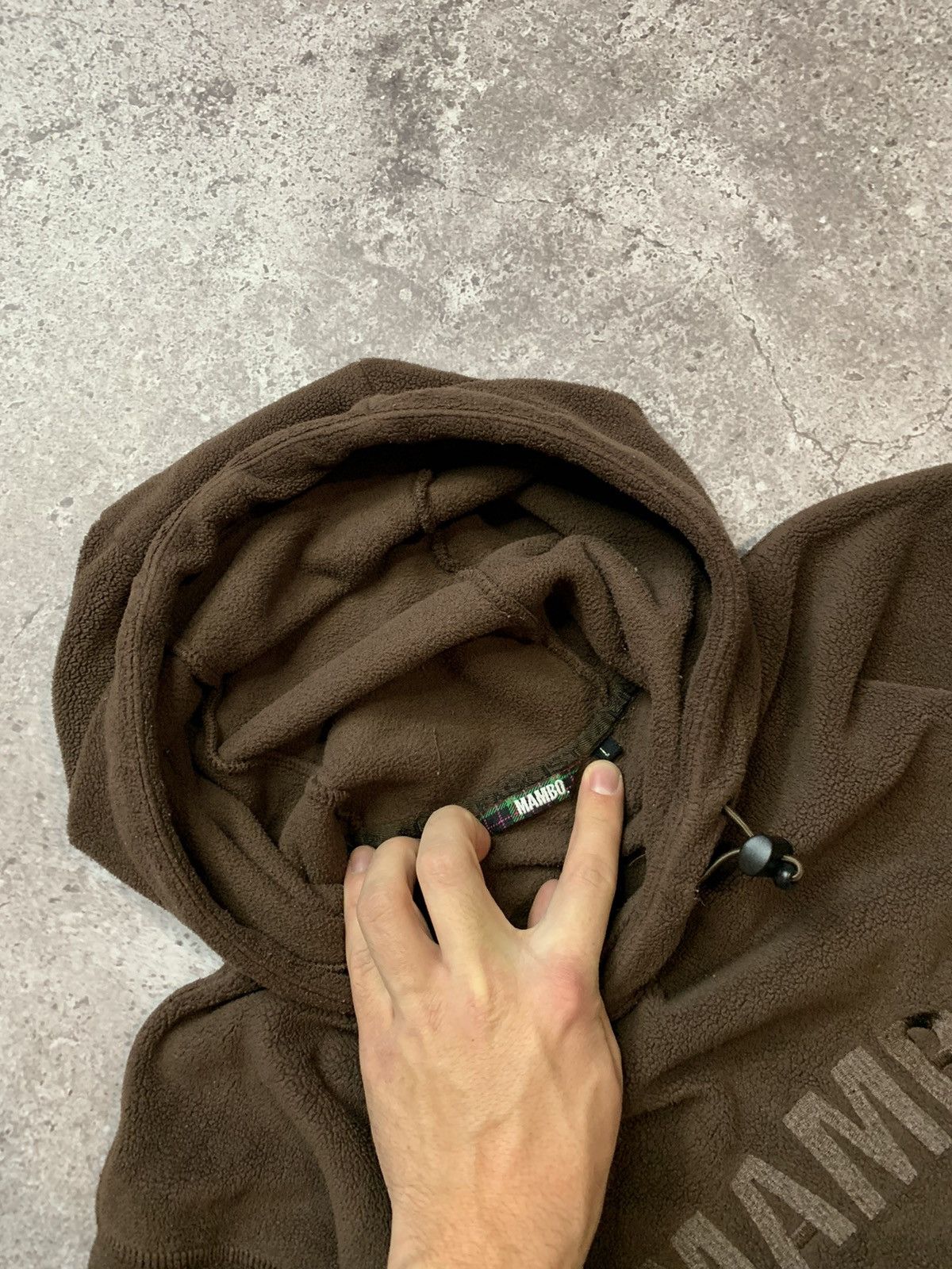 Mambo × Vintage Vintage Mambo Australia Mocha Chocolate Brown Fleece Hoodie Size US L / EU 52-54 / 3 - 4 Thumbnail