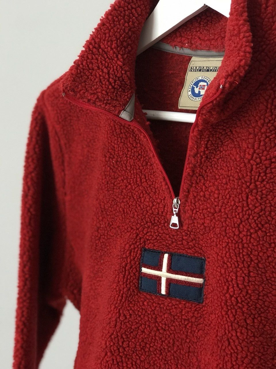 Napapijri Vintage Napapijri Fleece Pullover Sweater Size L / US 10 / IT 46 - 4 Thumbnail
