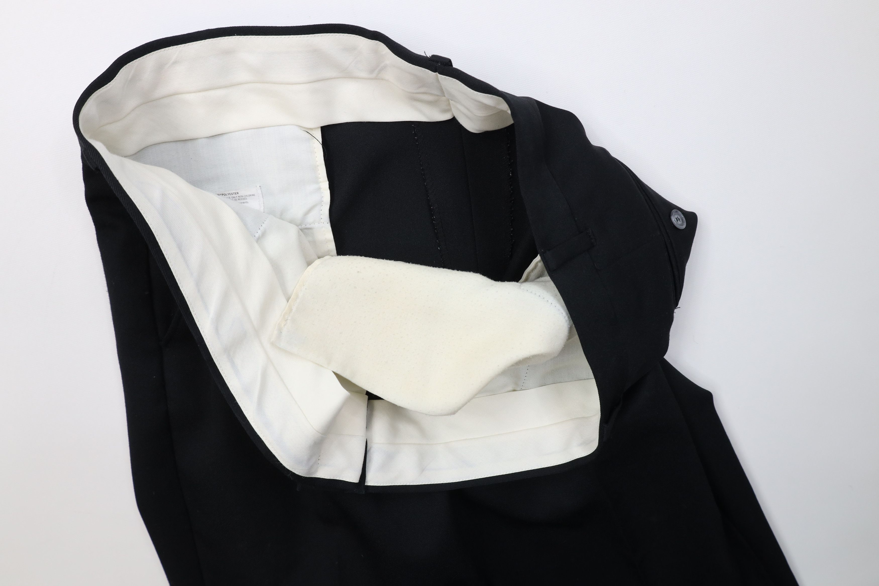 Vintage Vintage 90s Streetwear Wide Leg Chino Pants Trousers Black Size US 40 / EU 56 - 8 Thumbnail