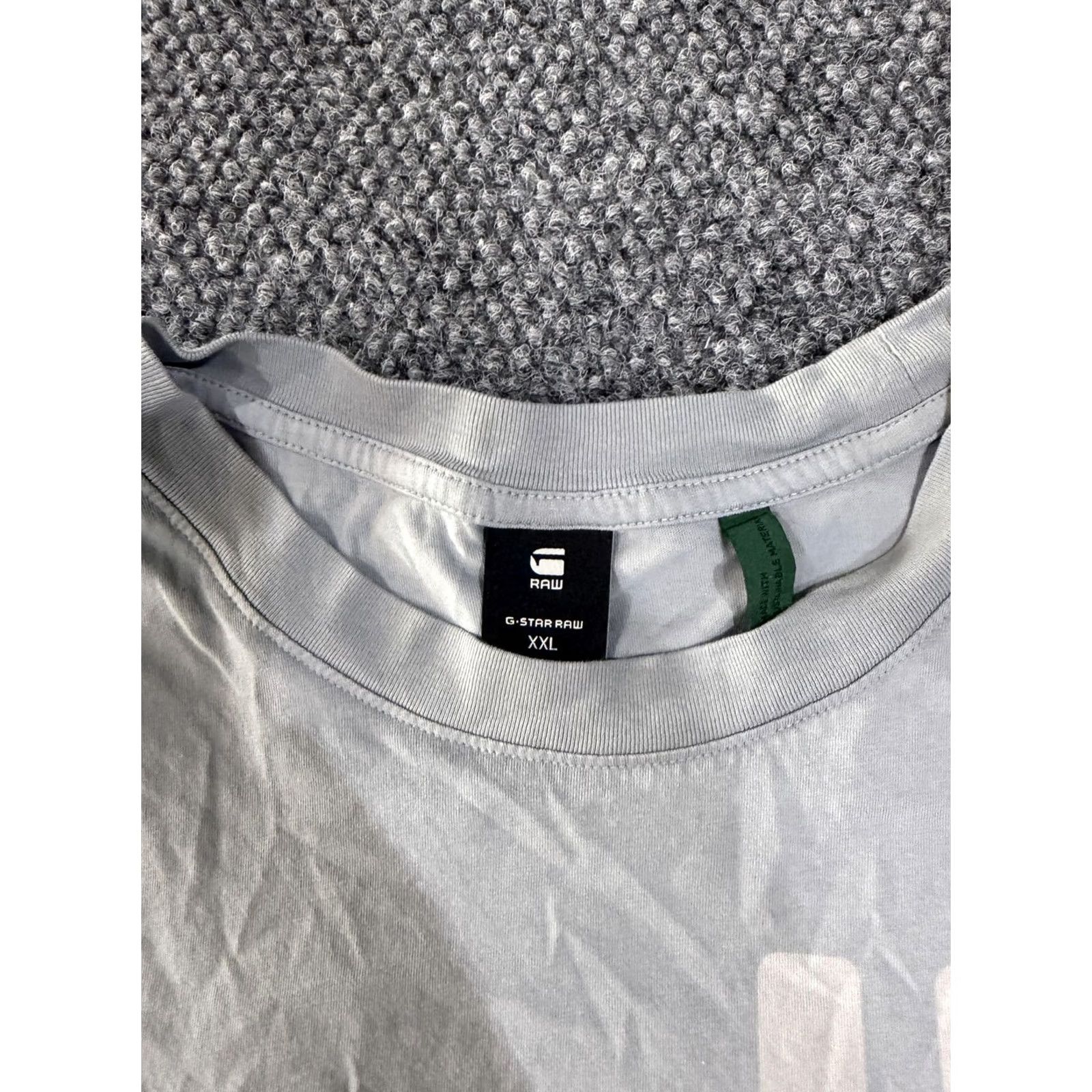 Vintage G-Star RAW Shirt Mens 2XL Gray RAW Logo Graphic Tee T-Shirt Cotton Crewneck Size US XXL / EU 58 / 5 - 4 Thumbnail