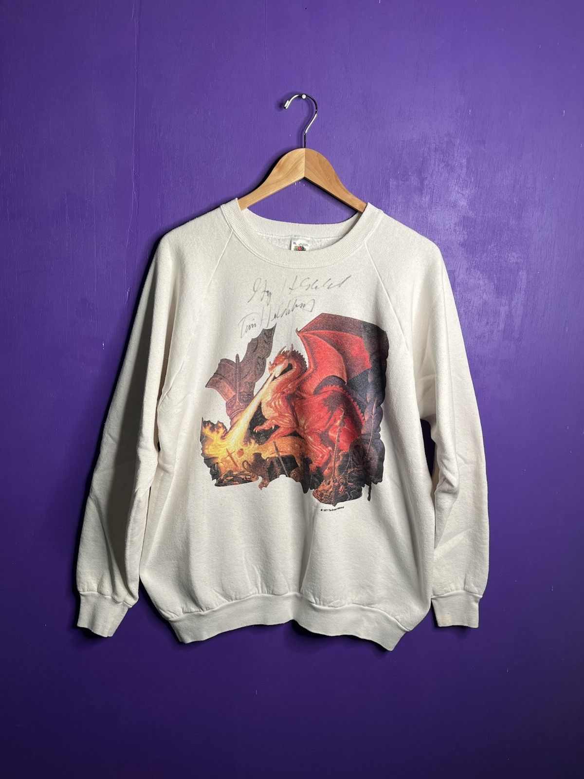 Vintage Vintage 90s Knightsand dragons crewneck Size US XL / EU 56 / 4 - 1 Thumbnail