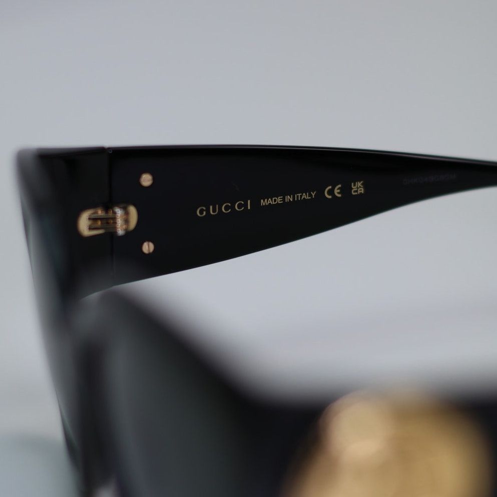 Gucci NEW Gucci Sunglasses GG1407S 001 BlackGreyGradient Authentic Size ONE SIZE - 6 Thumbnail