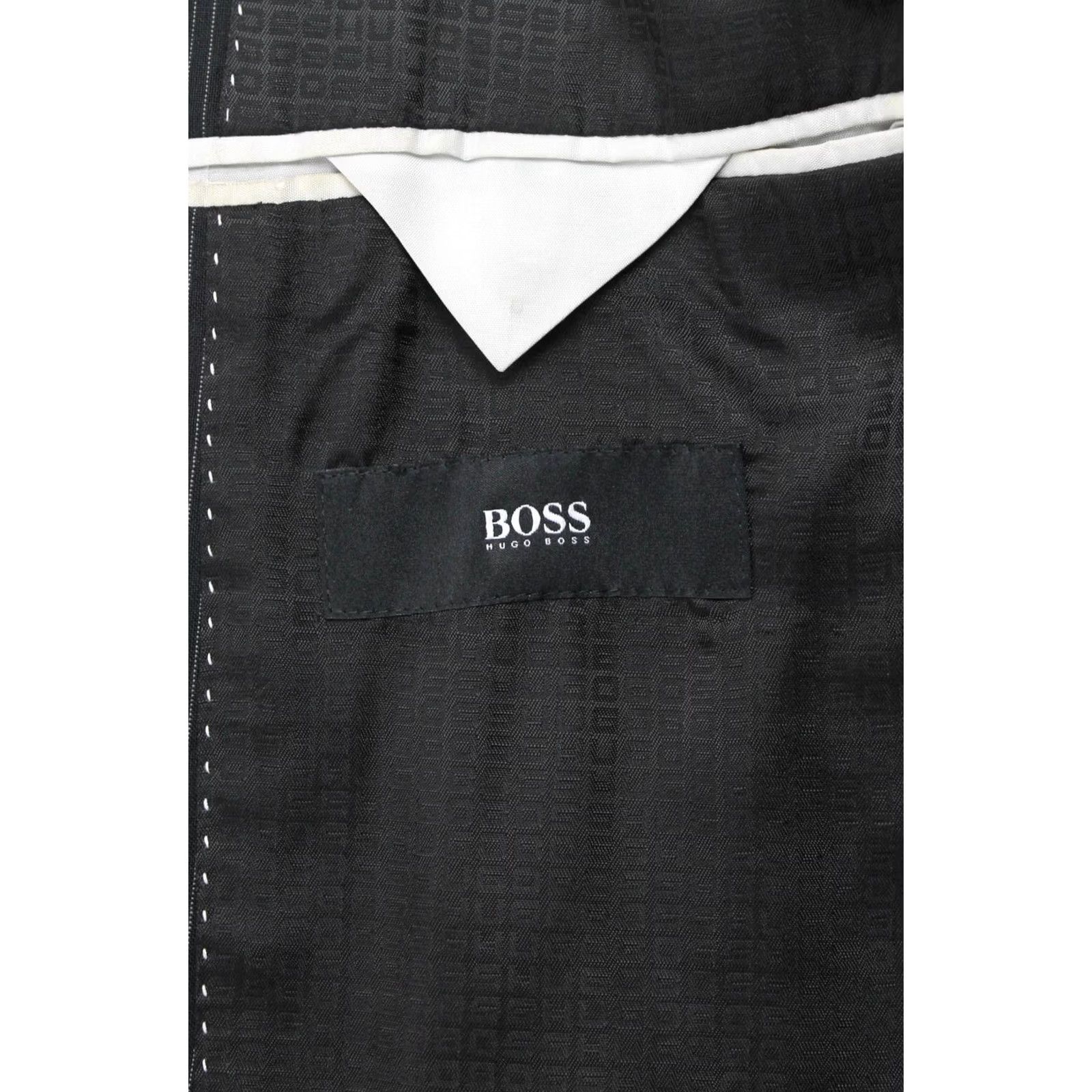 Hugo Boss HUGO BOSS Blazer Men US 36R Wool Pinstripe Notch Lapel Pasini1/Movie1 Wool Pinstripe Blazer Mens Size 36R - 6 Thumbnail