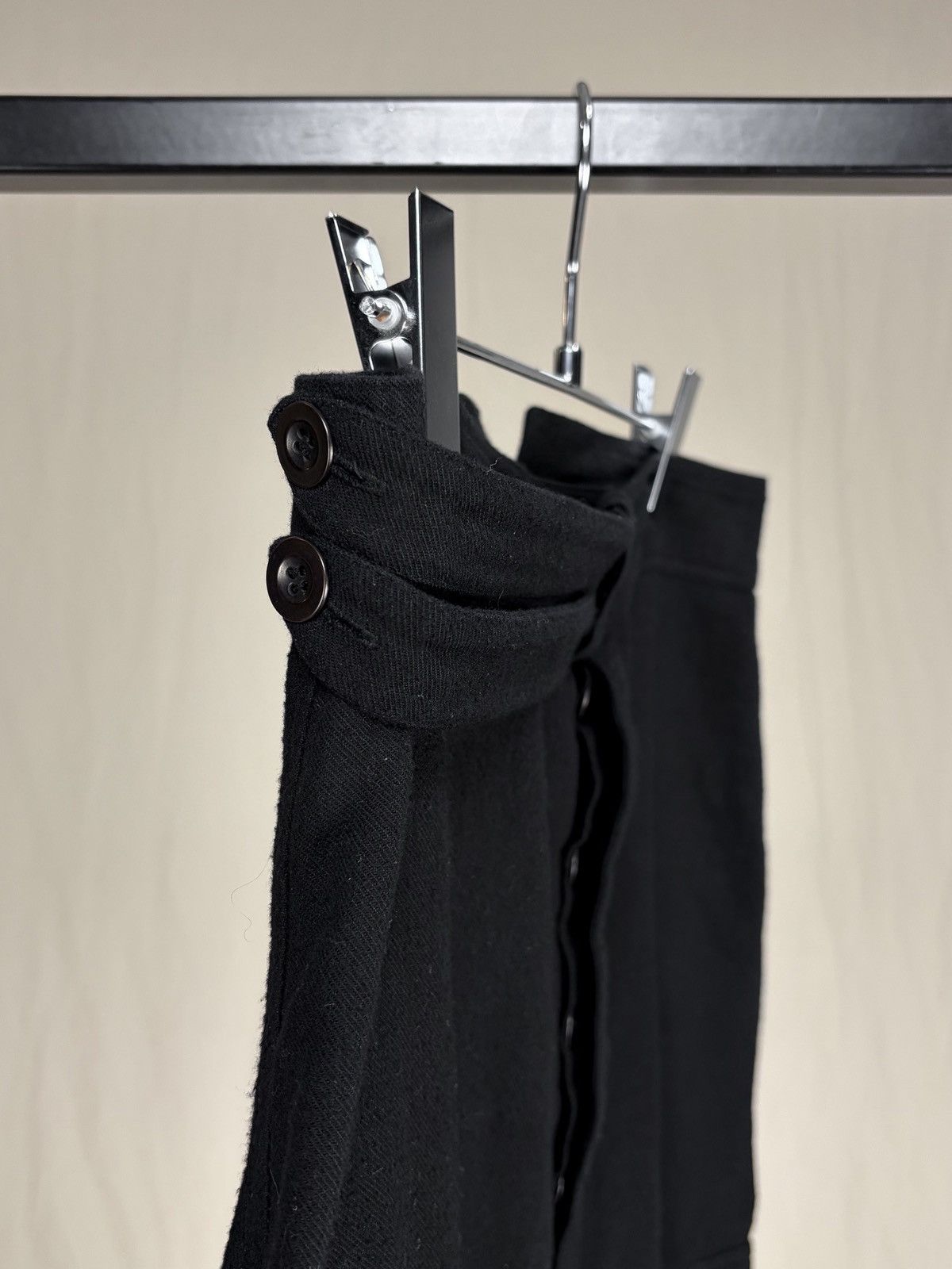 Sandrine Philippe Sandrine Philippe Paris Drop-Crotch Cropped Cargo Pants Size US 32 / EU 48 - 6 Thumbnail
