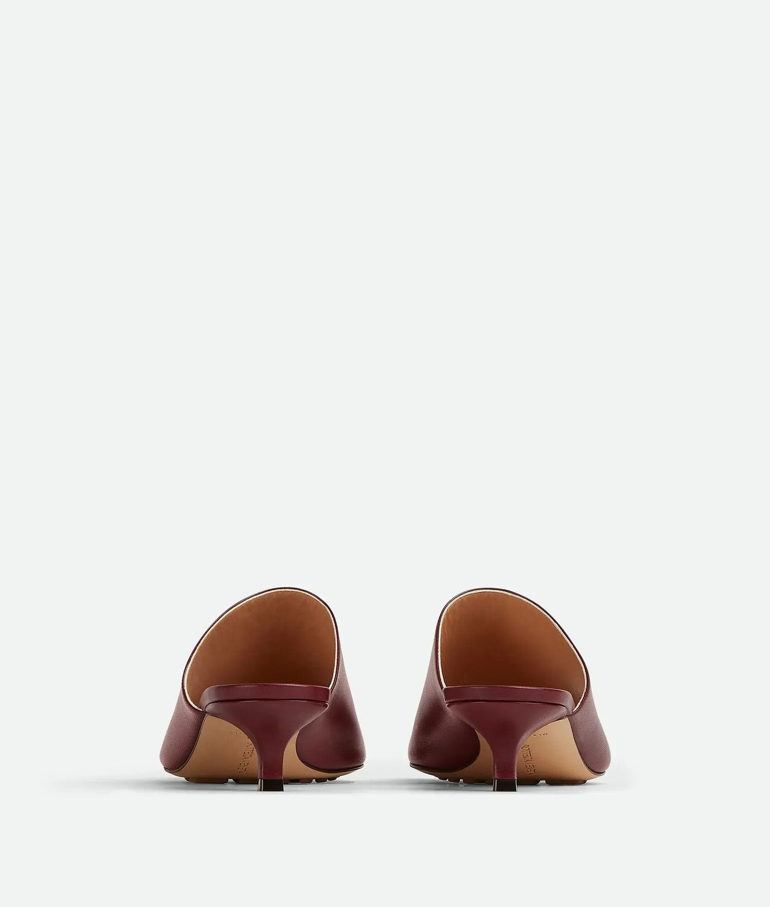Bottega Veneta o1bcso1str0225 Stretch Sandals Mules in Merlot Size US 11.5 / IT 41.5 - 3 Thumbnail