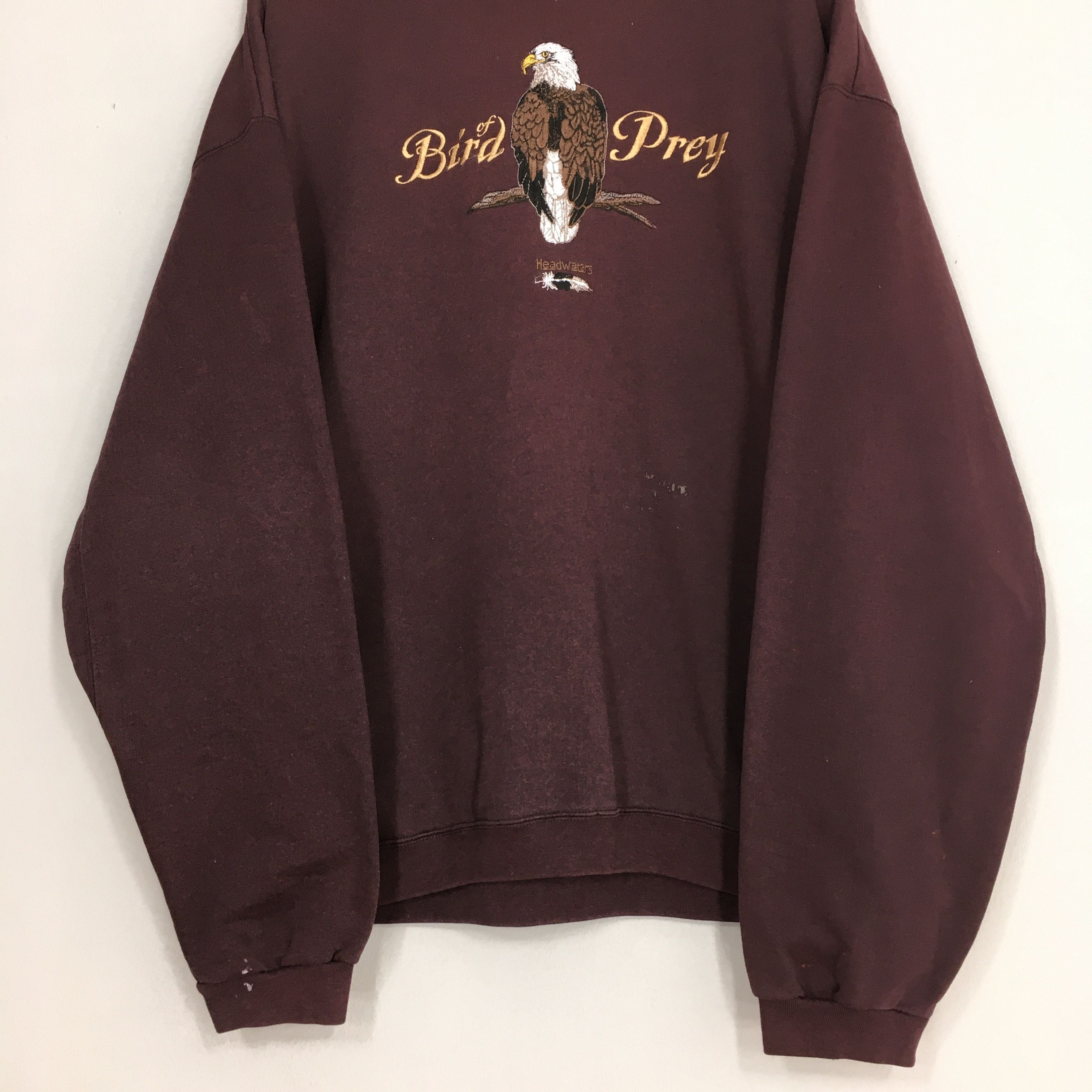 Habitat Vintage 90s Bird Prey Wildlife Sweatshirt XXLarge Size US XXL / EU 58 / 5 - 3 Thumbnail