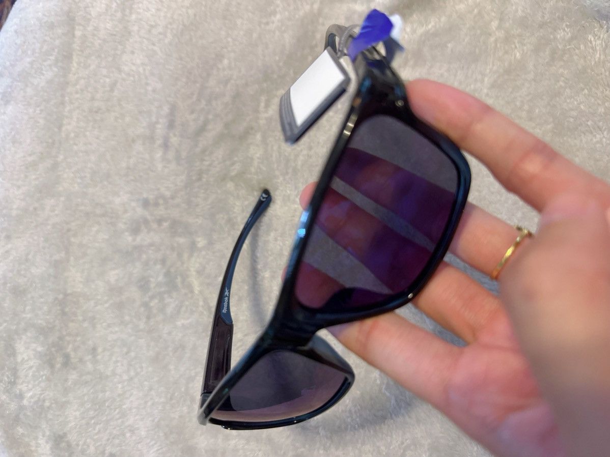 Reebok Reebok sunglasses Silicone black frame grey blue reflective Size ONE SIZE - 6 Thumbnail