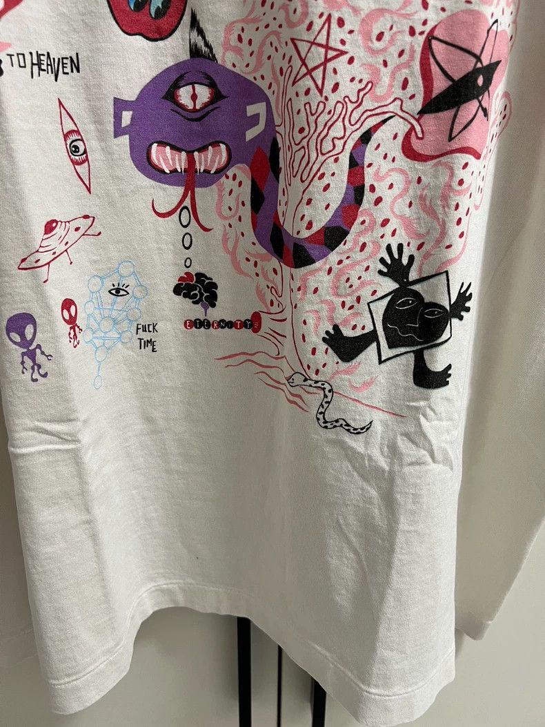 Saint Michael Saint Michael Monster illustration with white short sleeve Size US XL / EU 56 / 4 - 6 Thumbnail