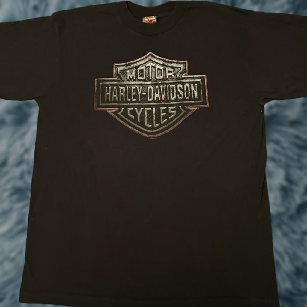 Harley Davidson VINTAGE Harley-Davidson T-Shirt Logo 2006 Michigan XL Black Men Short Sleeve Y2K 90s Biker Grunge Hip Hop Motorcycle Punk VTG Shirt Mens XL Size US XL / EU 56 / 4 - 1 Thumbnail