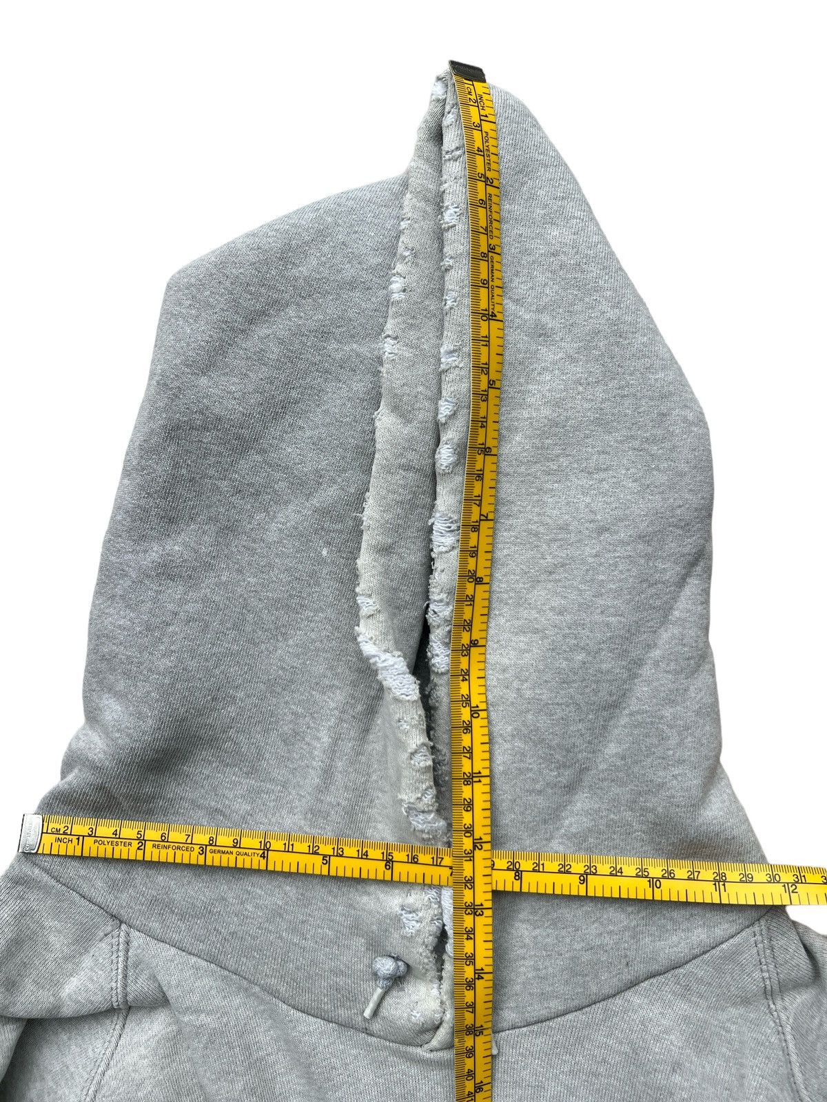 Vintage Vintage 90s Adidas Distressed Thrashed Sun Faded Hoodie XL Size US XL / EU 56 / 4 - 19 Thumbnail
