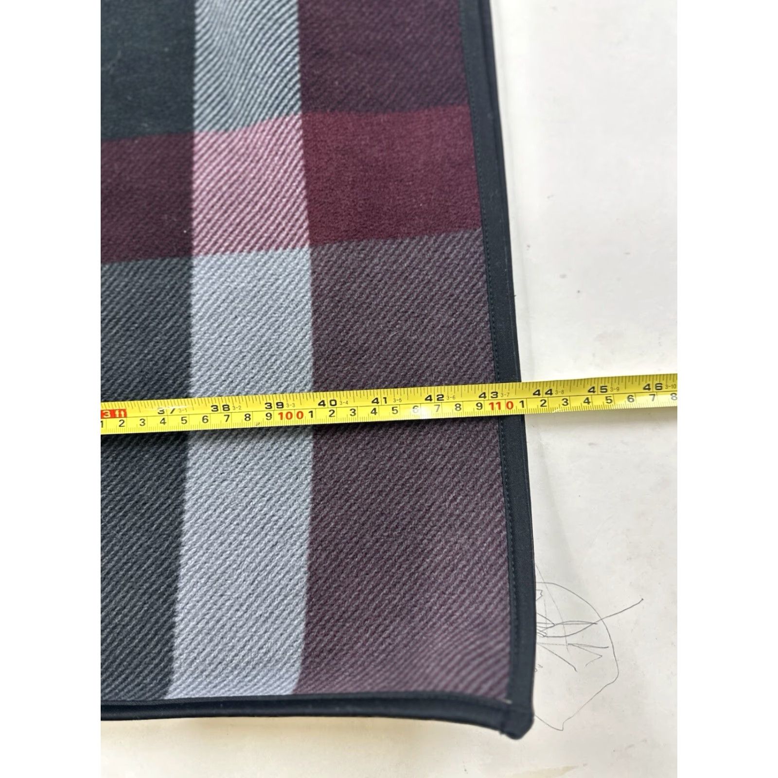 Ike Behar IKE BEHAR Poncho Womens One Size Gray Plaid Fleece Cozy Mid-Length Coat Wrap Size ONE SIZE - 7 Thumbnail
