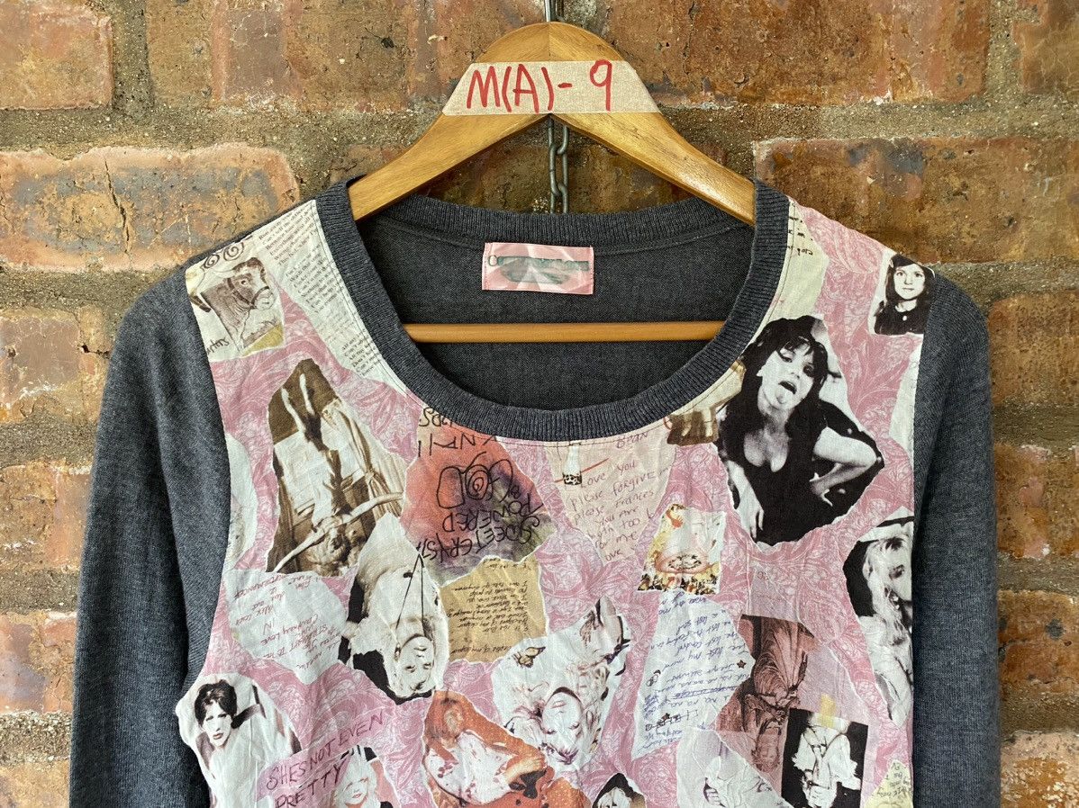 2000s Hysteric X Courtney Love cobain knit