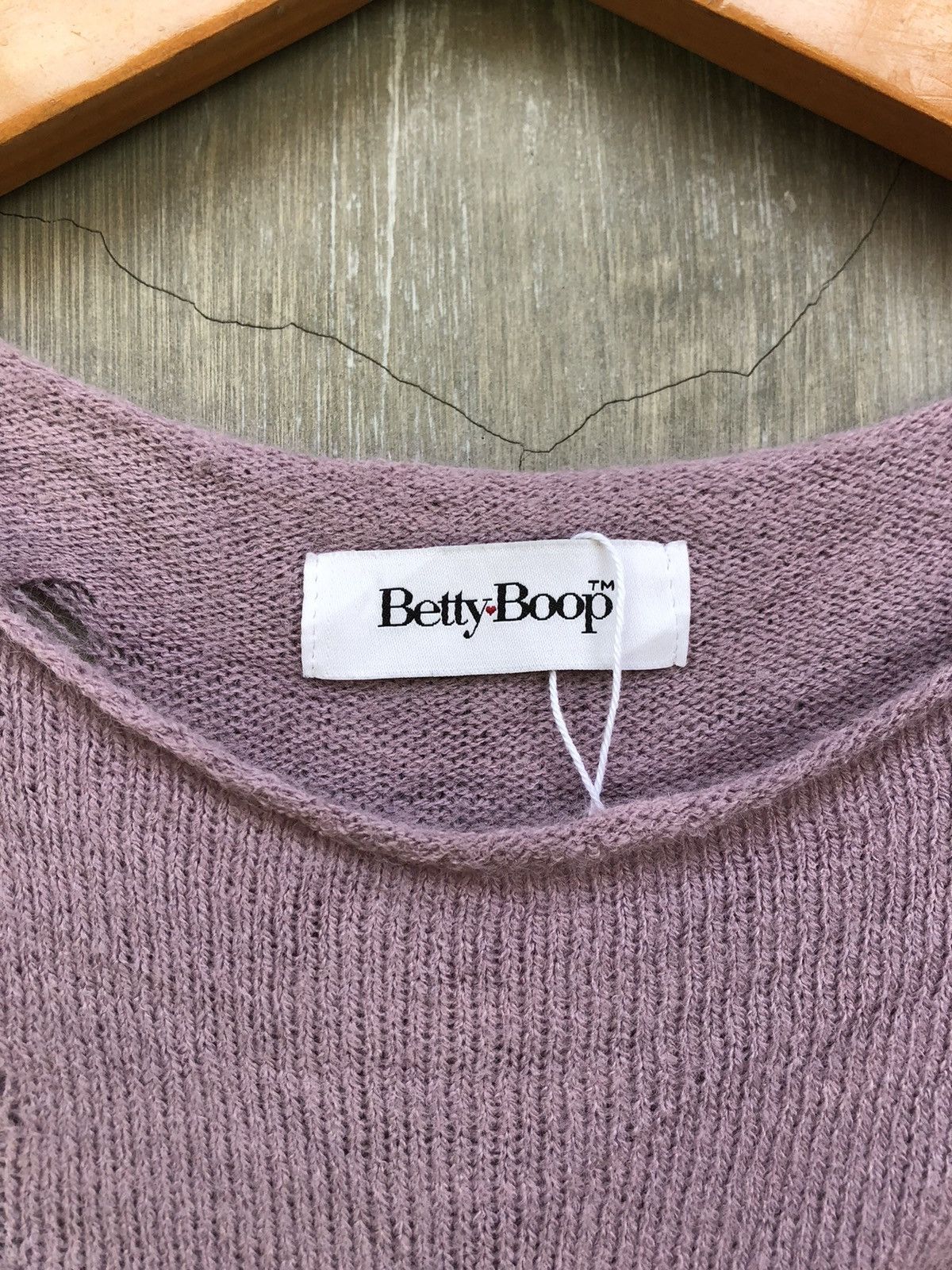 If Six Was Nine Betty Boop Distressed Asymmetrical Knit Size M / US 6-8 / IT 42-44 - 8 Thumbnail