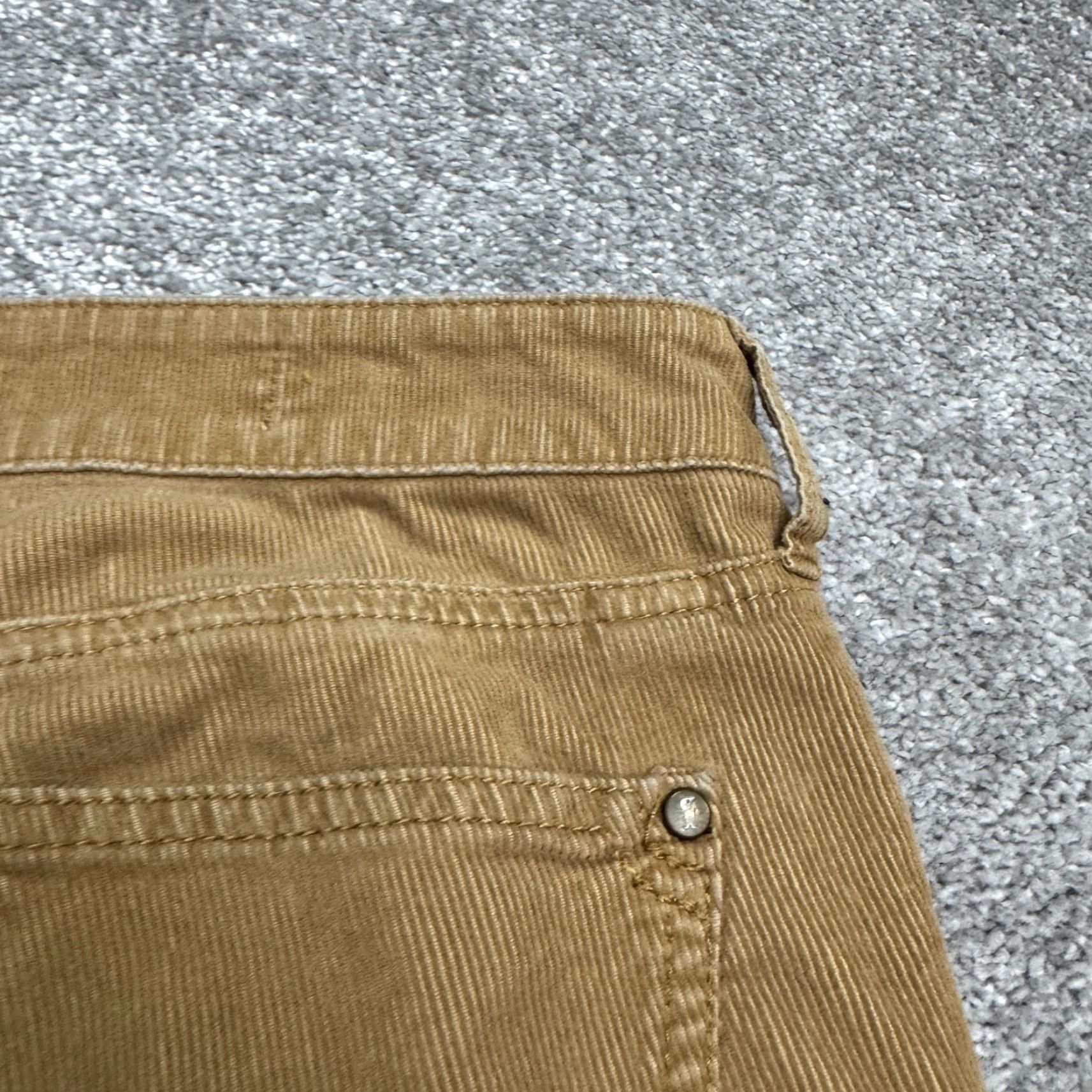 Vintage Pilcro And The Letterpress Stet Corduroy Pants Womens 28 Camel Brown Stretch Size 28" / US 6 / IT 42 - 6 Thumbnail