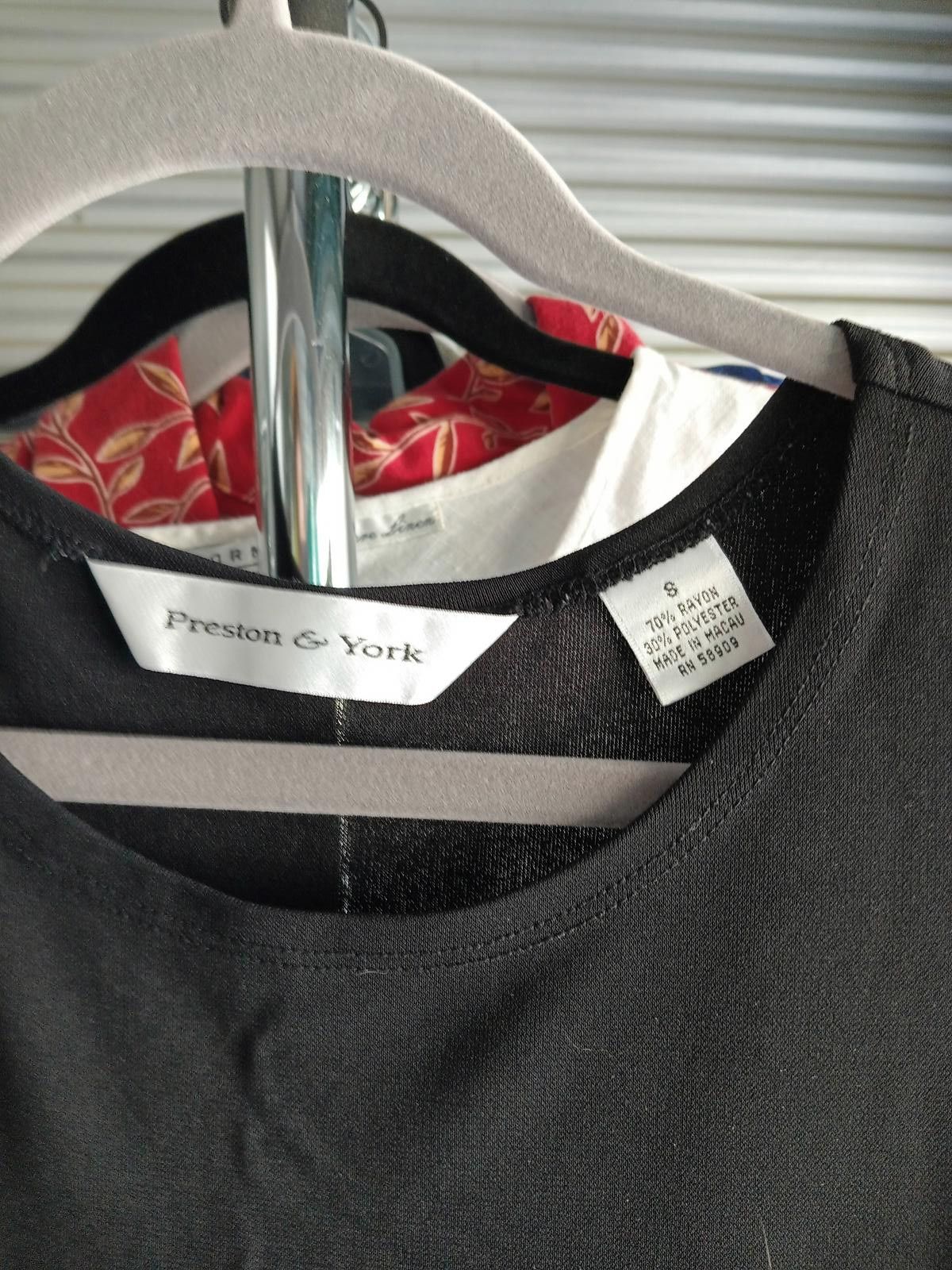 Preston & York Preston & York Women's Black Tank Top - Versatile Stylish Size S / US 4 / IT 40 - 3 Thumbnail