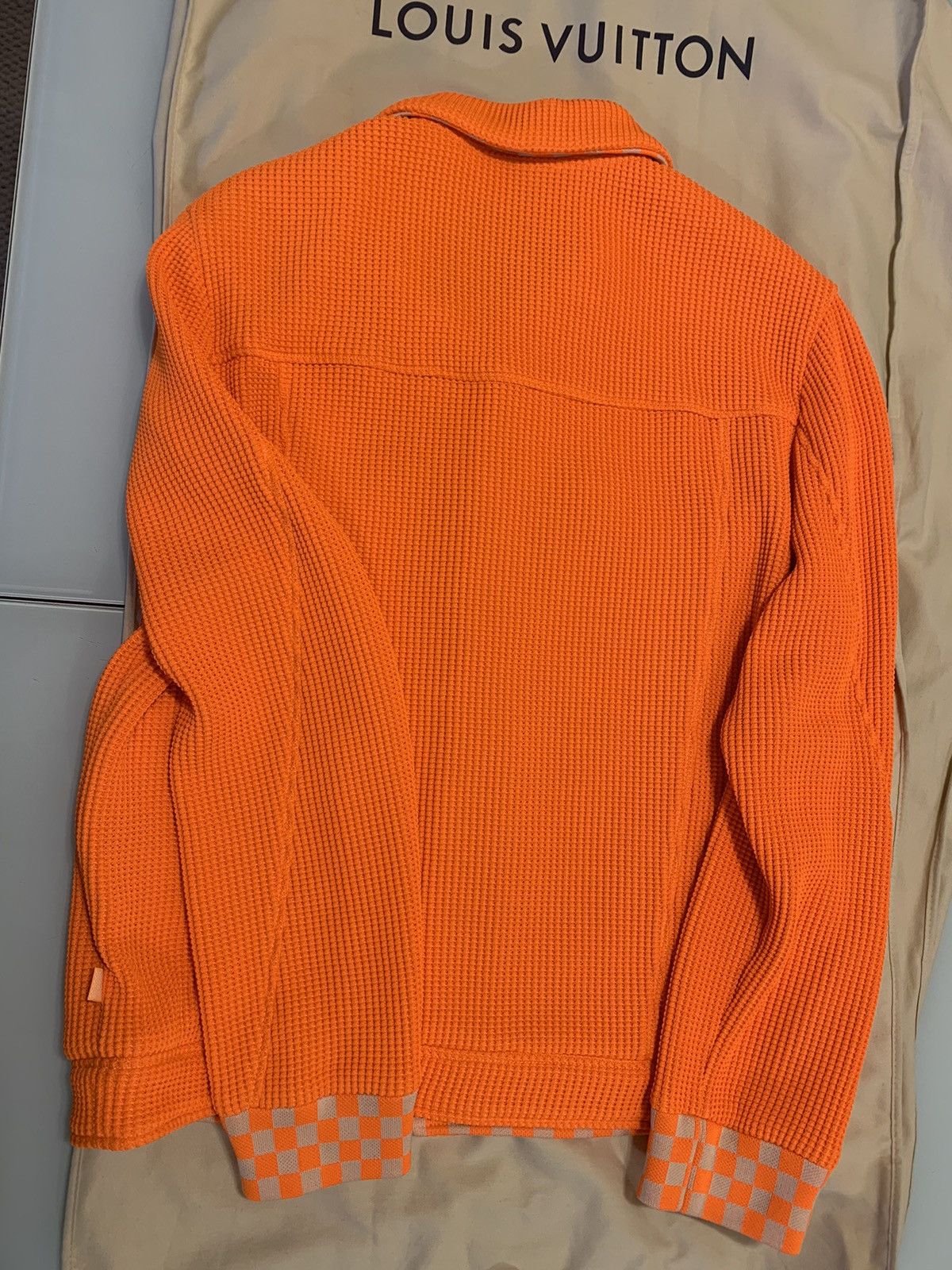 Louis Vuitton Waffle and Damier denim jacket. Size US XXL / EU 58 / 5 - 11 Thumbnail