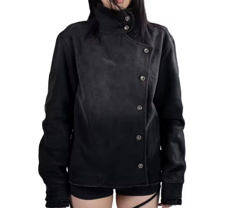 Japanese Brand Washed Japanese Retro Y2k Fencing Jacket Vintage Style Size US XL / EU 56 / 4 - 2 Thumbnail