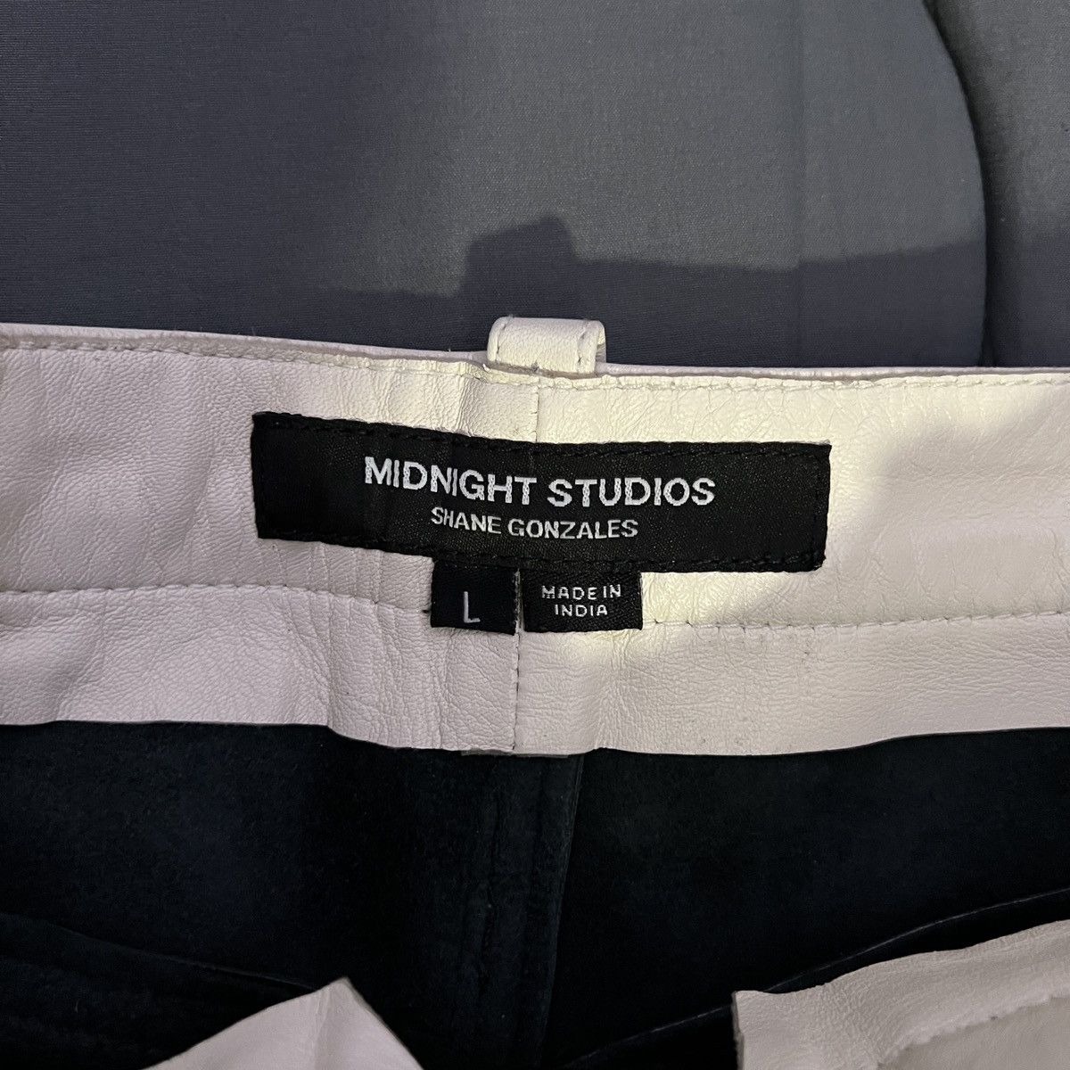 Midnight Studios Midnight Studios Leather Biker Pants Size US 29 - 3 Thumbnail