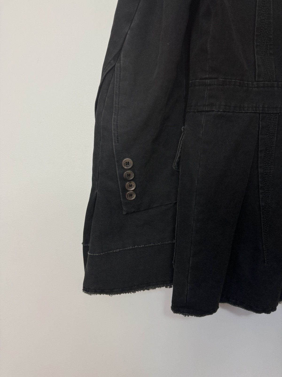 John Galliano Archive John Galliano Black Light Cotton Military Jacket Size US M / EU 48-50 / 2 - 16 Thumbnail