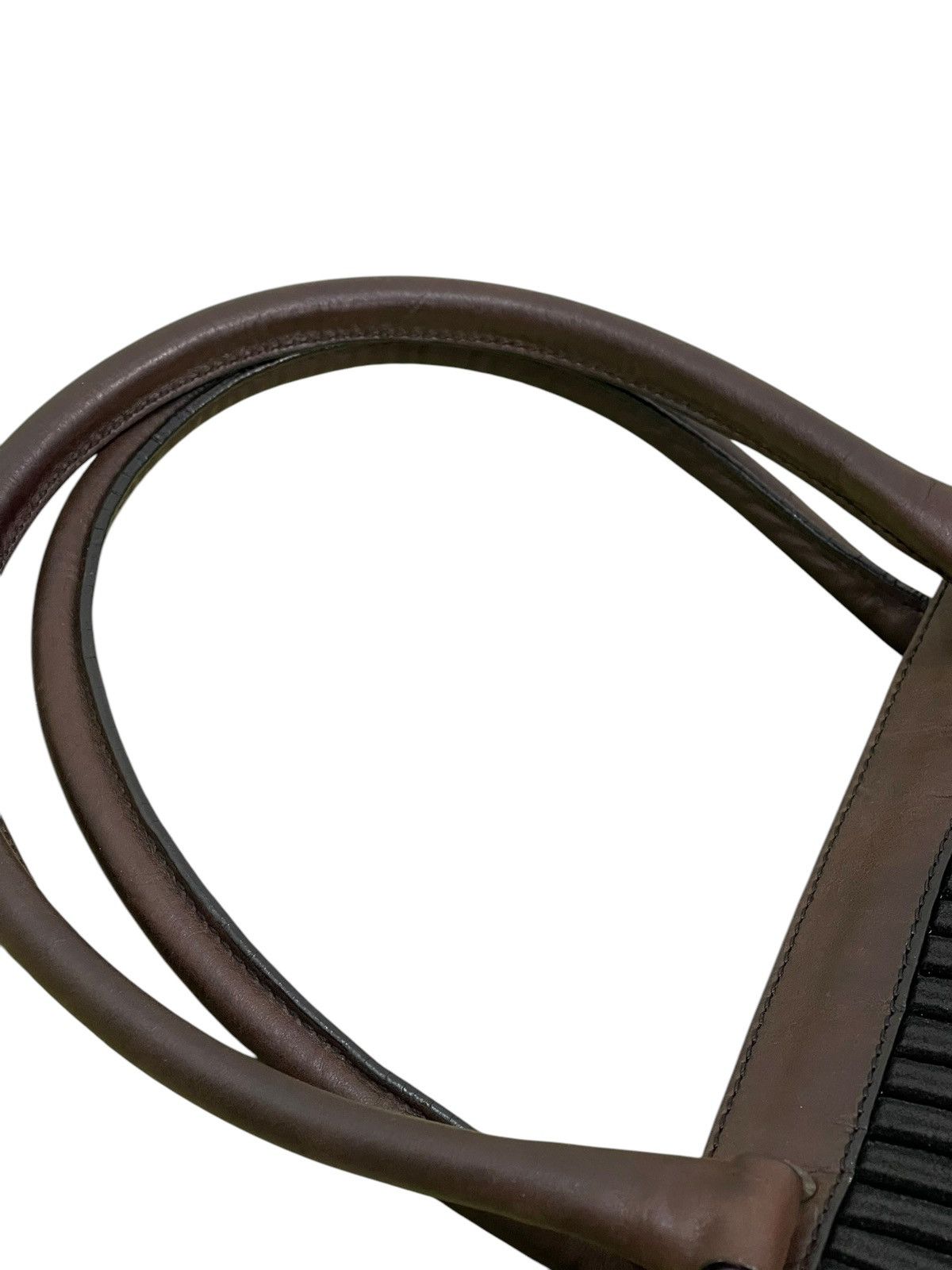 Genuine Leather Full Leather Gambini Italy Pleated Tote Shoulder Bag 1🟩5 Size ONE SIZE - 22 Thumbnail