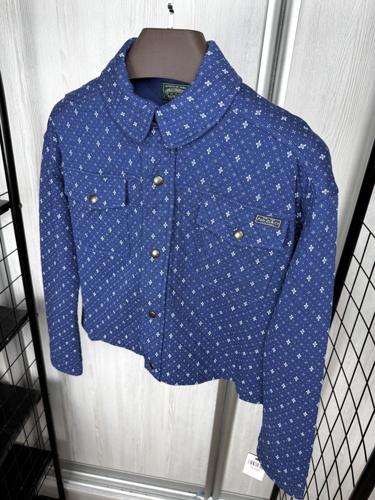 Polo Ralph Lauren Polo Country Ralph Lauren Geometric-Print Double-Knit Jacket Size S / US 4 / IT 40 - 7 Thumbnail