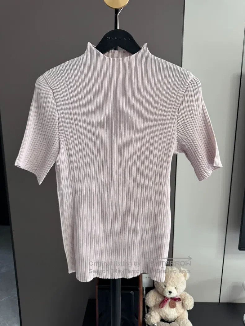 Issey Miyake Issey Miyake Main Line Toothpick Top in Light Pink Size M / US 6-8 / IT 42-44 - 1 Thumbnail