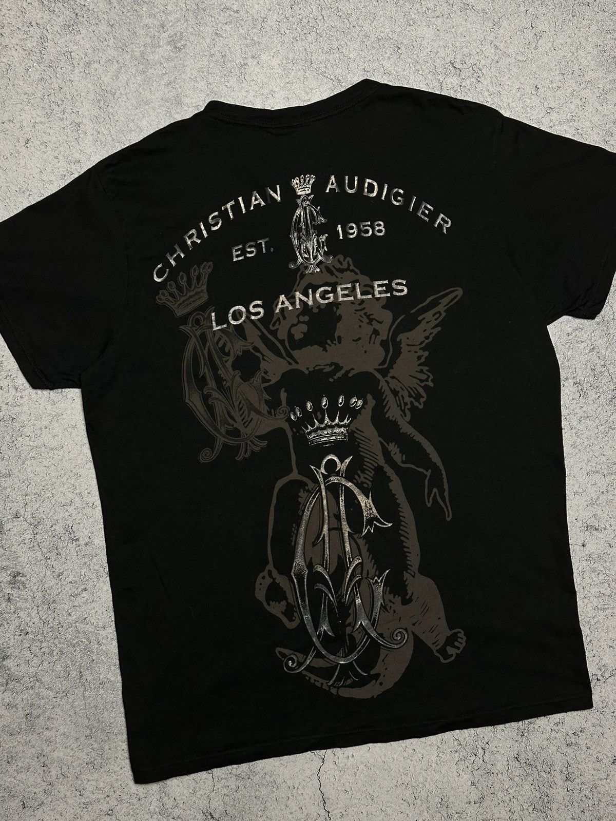 Christian Audigier Vintage Christian Audigier Ed Hardy Tee Size US L / EU 52-54 / 3 - 8 Thumbnail