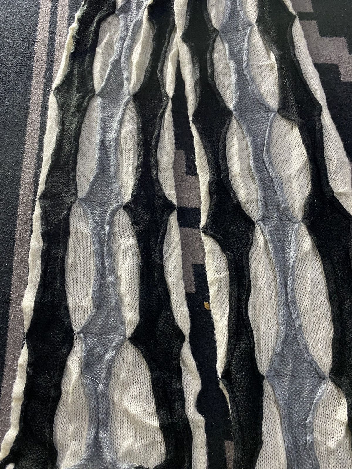 If Six Was Nine × Japanese Brand × Le Grande Bleu (L.G.B.) Japanese unknwn cable scarf Size ONE SIZE - 3 Thumbnail