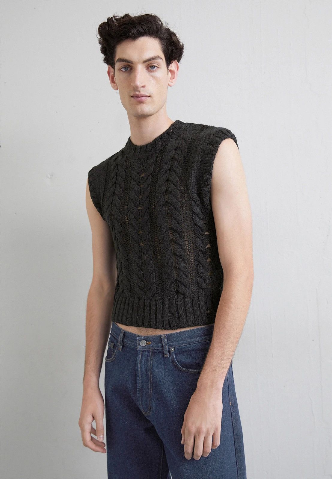Han Kjobenhavn !DS! FW22 Han Kjobenhavn Knit Short Sleeved Sweater Vest Size US M / EU 48-50 / 2 - 8 Thumbnail