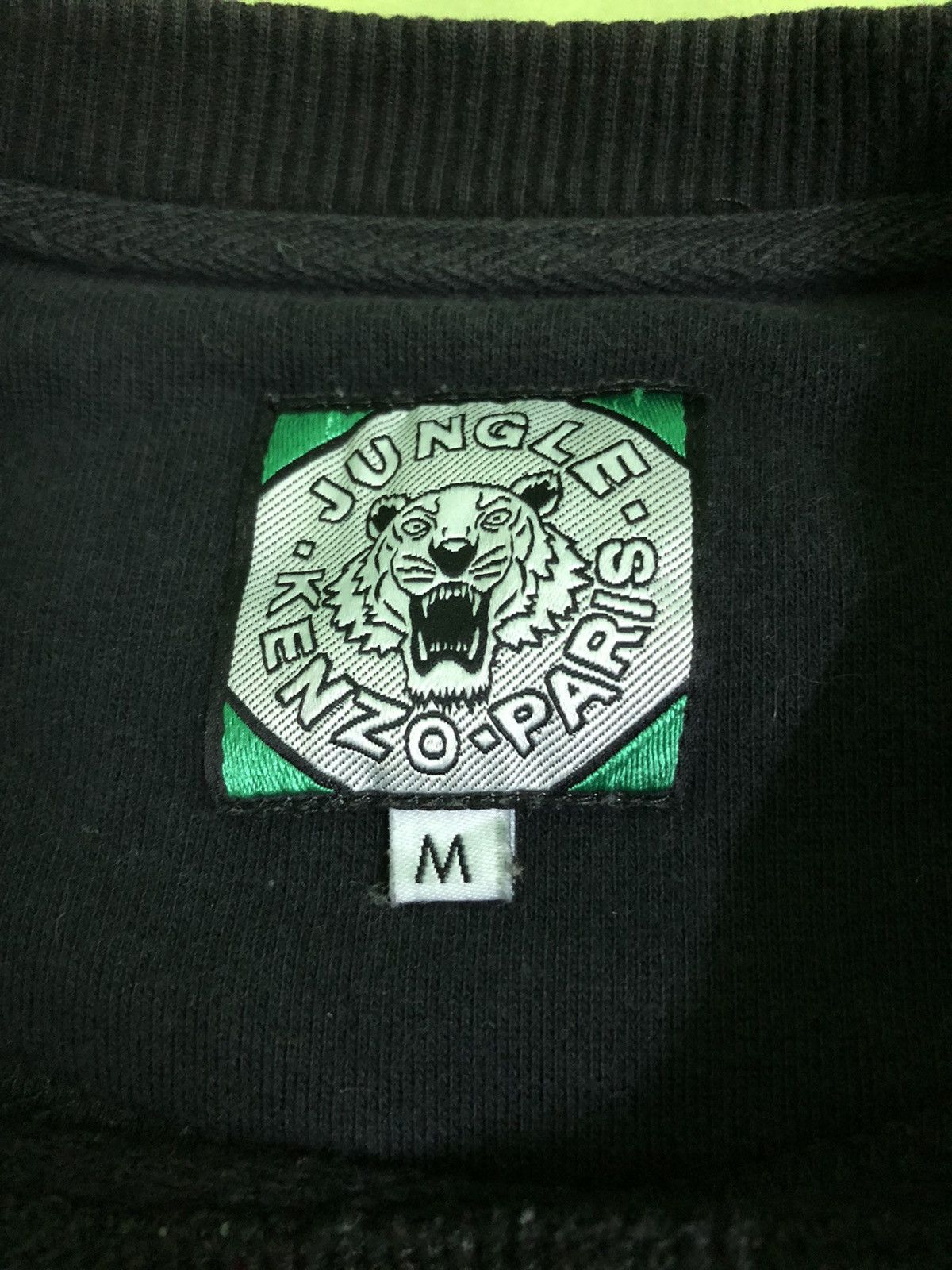 Kenzo × Vintage Kenzo Paris Tiger Jungle Embroidered Logo Sweatshirt Size US M / EU 48-50 / 2 - 9 Thumbnail