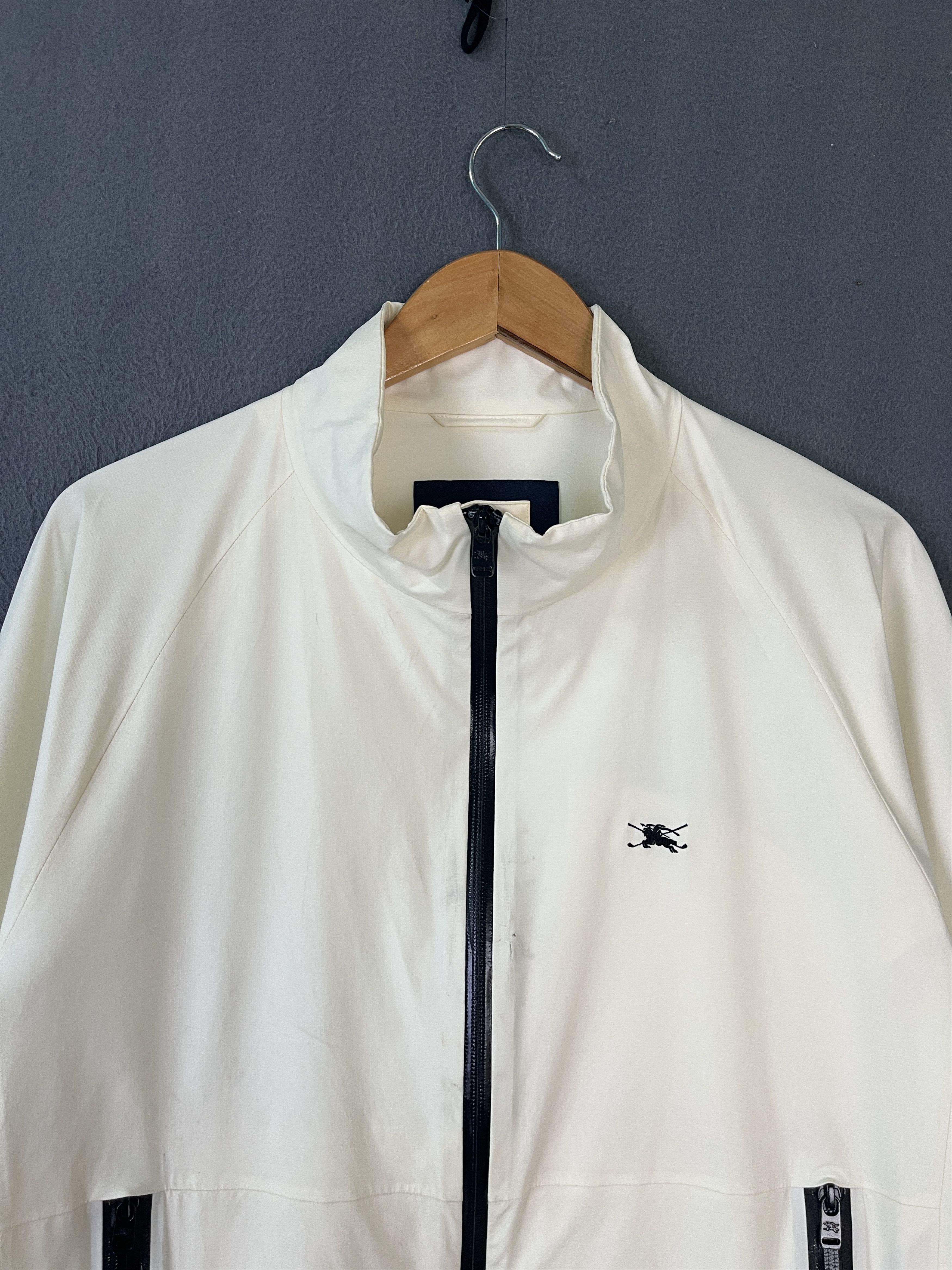 Burberry Burberry Golf Waterproof Windbreaker White Jacket Size US M / EU 48-50 / 2 - 3 Thumbnail