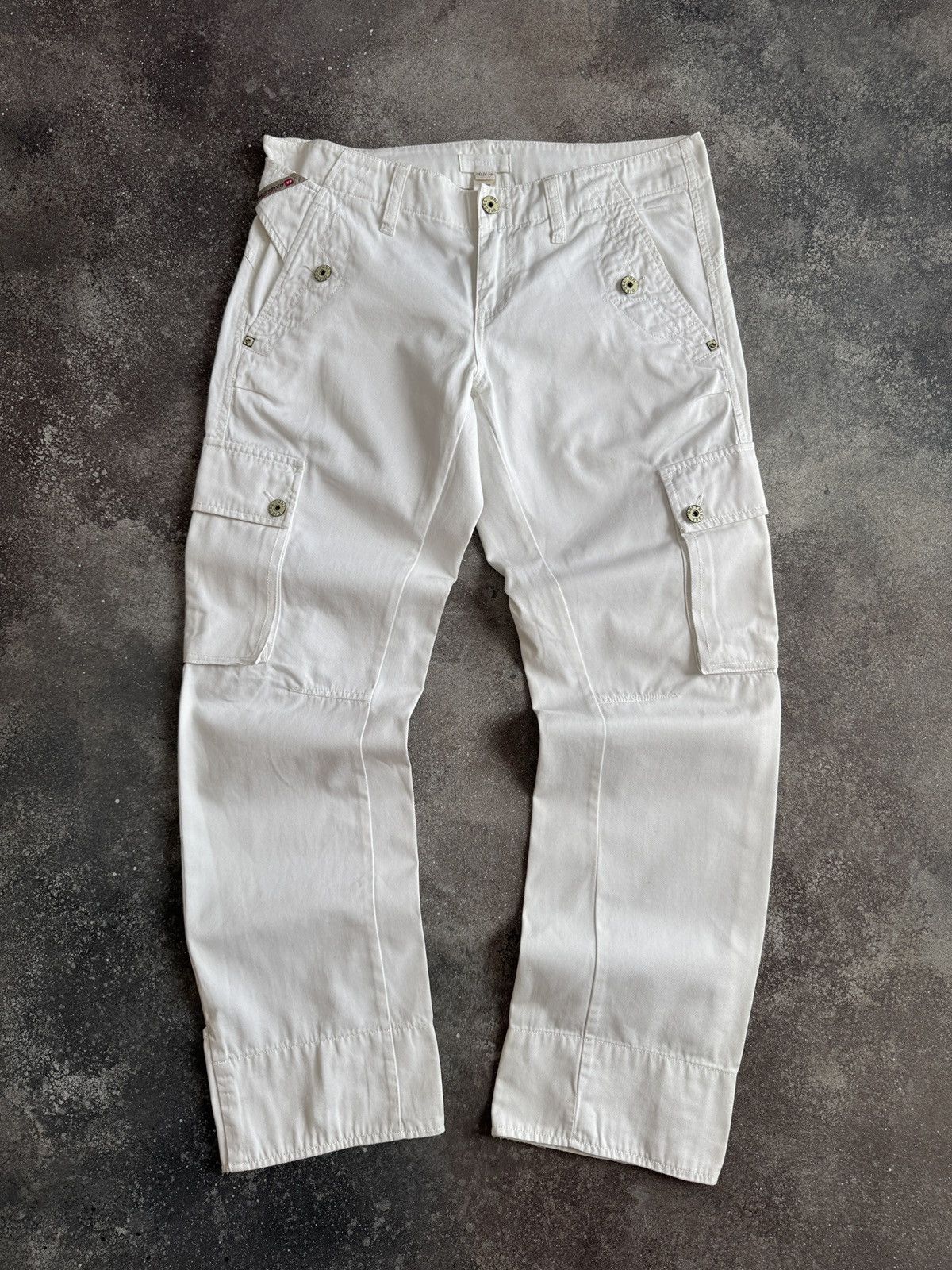 Diesel Diesel 2000’s Vintage Avant Garde Utility Cargo Pants Size US 30 / EU 46 - 2 Thumbnail