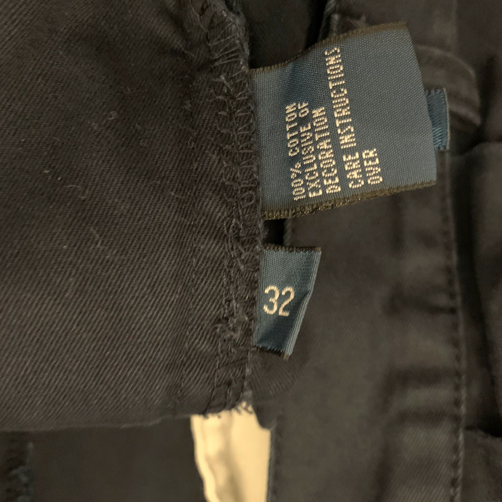 Polo Ralph Lauren VINTAGE Polo Ralph Lauren Tyler Shorts Men 32 Navy Blue Pleated Cotton Chino Mens Regular 32 Navy Blues Size US XS / EU 42 / 0 - 3 Thumbnail