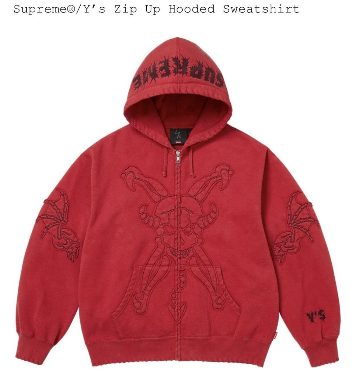 Supreme × Yohji Yamamoto Supreme demon zip Size US S / EU 44-46 / 1 - 1 Thumbnail