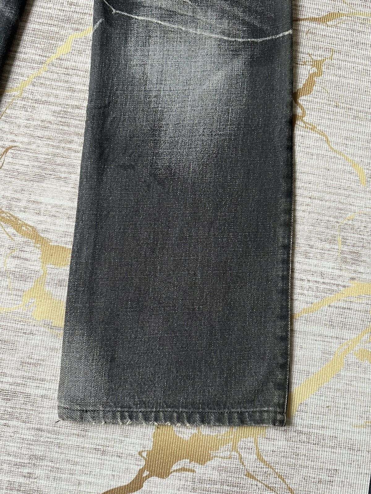 Japanese Brand FLARE Nicole Club For Men NCFM Claw Marks Design Denim Size US 34 / EU 50 - 16 Thumbnail